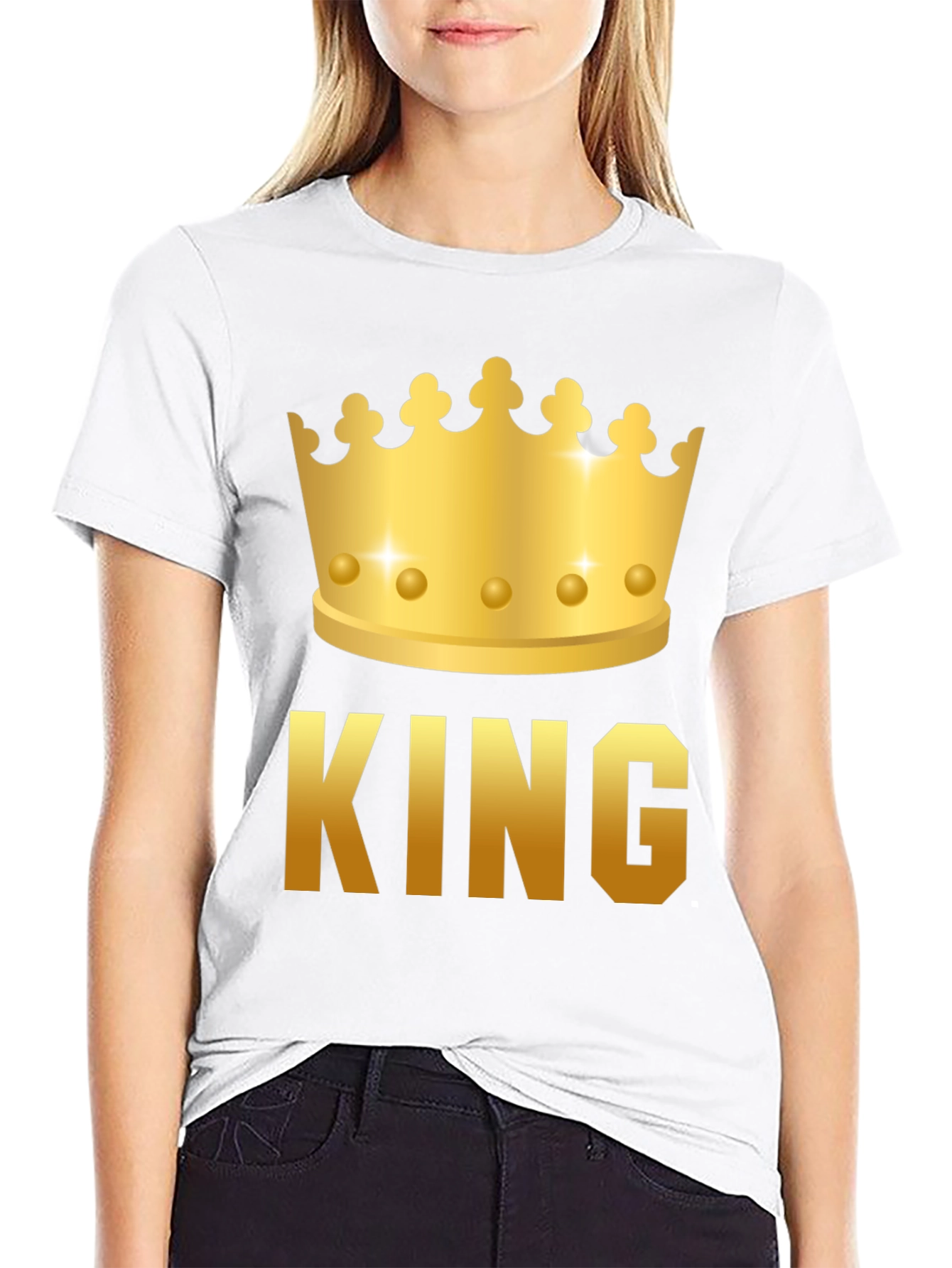 King Crown Graphic T-Shirt - Bold Statement Tee