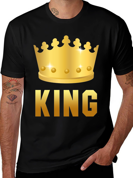 King Crown Graphic T-Shirt - Bold Statement Tee