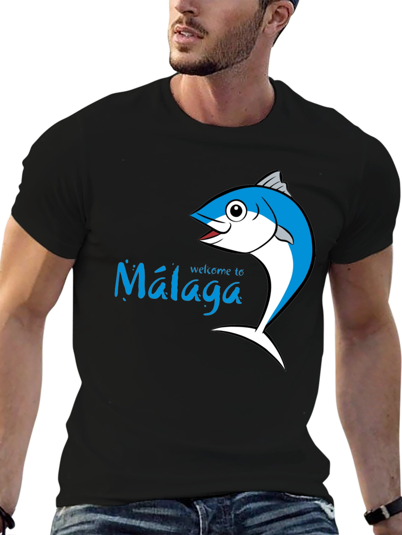 Málaga Fish Graphic Tee