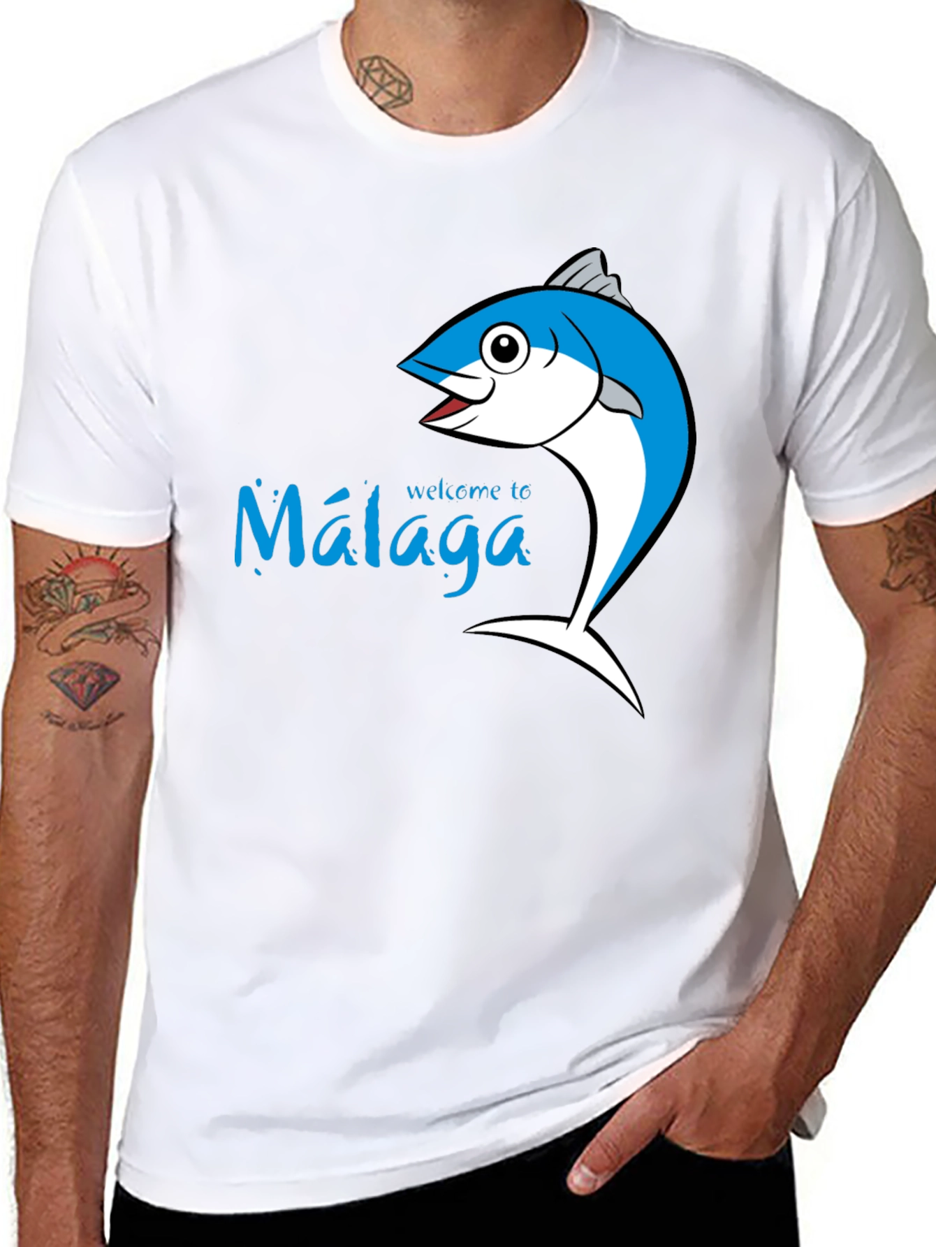 Málaga Fish Graphic Tee