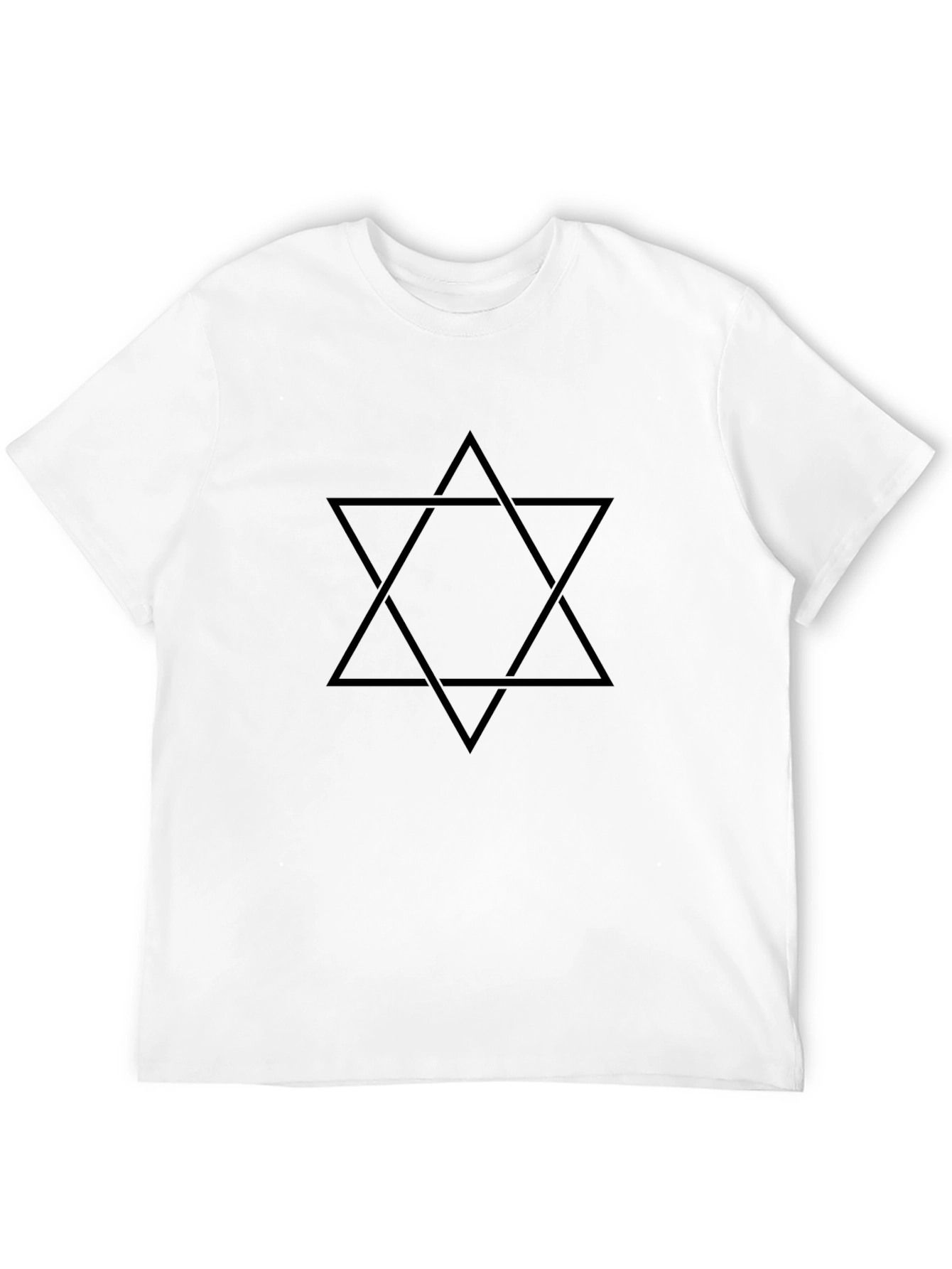 Star of David Graphic Tee - Classic Black T-Shirt
