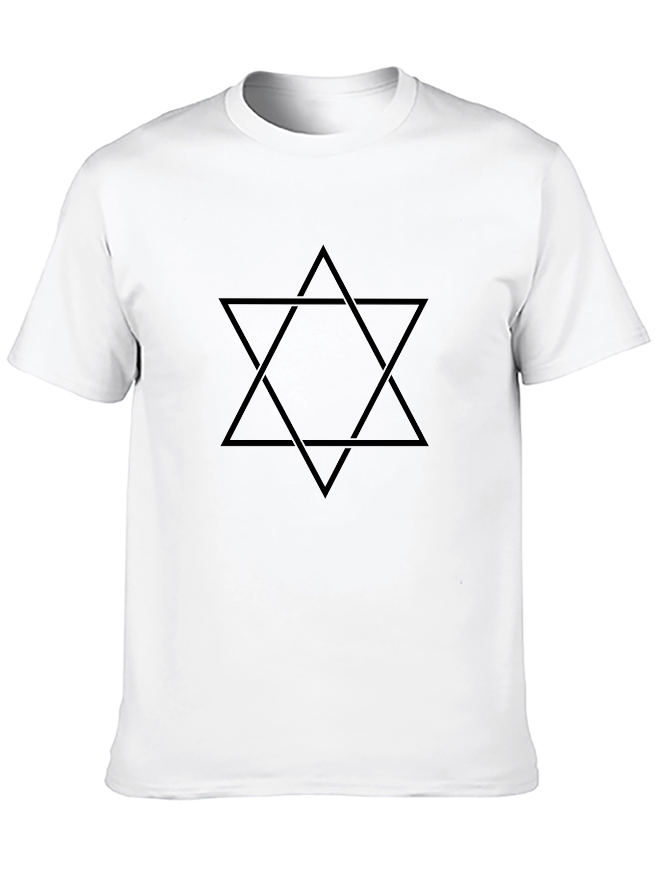 Star of David Graphic Tee - Classic Black T-Shirt