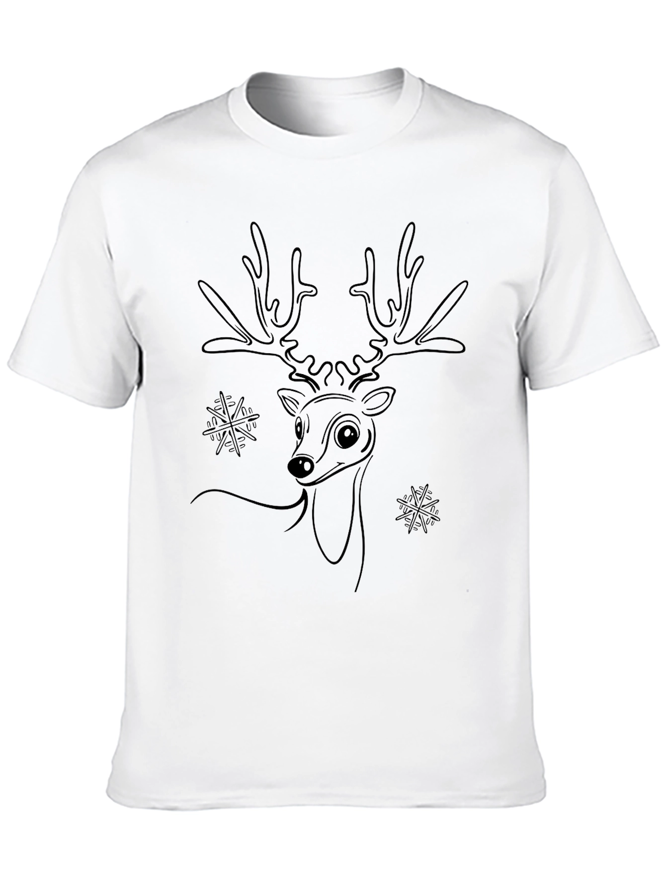 Holiday Deer Graphic T-Shirt