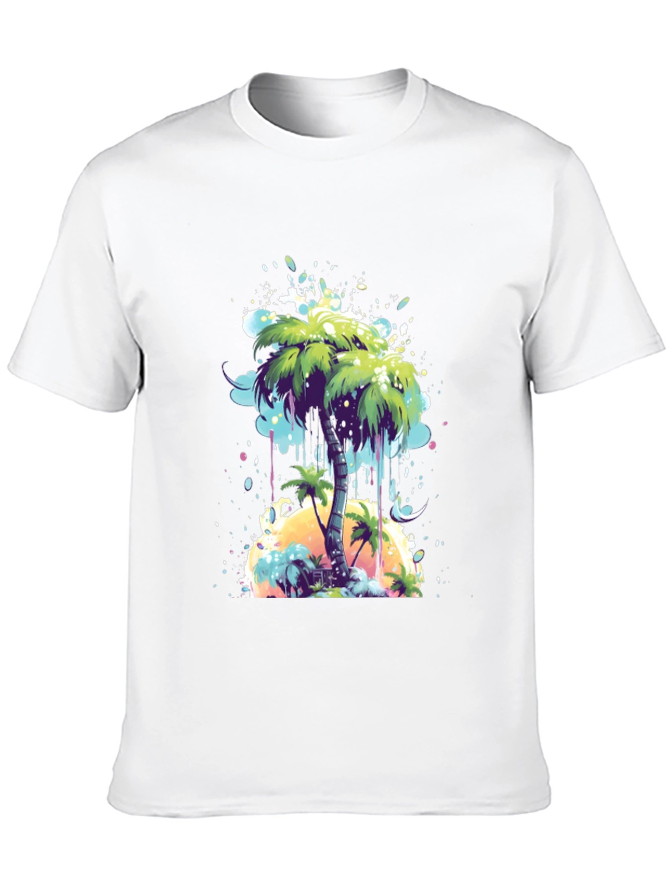 Tropical Palm Tree Graphic Tee