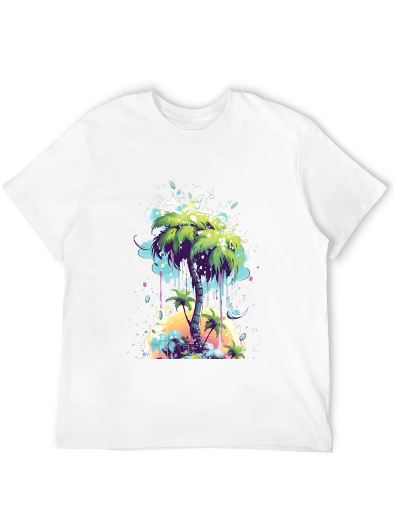 Tropical Palm Tree Graphic Tee