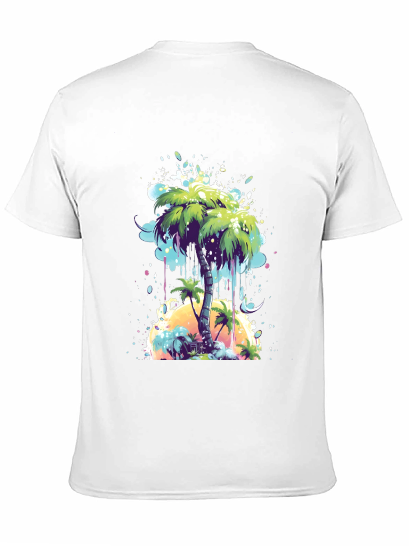 Tropical Palm Tree Graphic Tee
