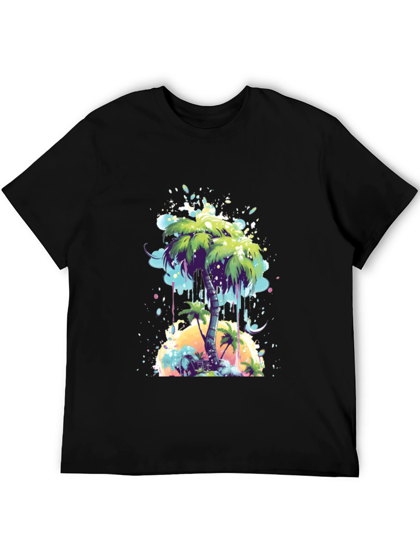 Tropical Palm Tree Graphic Tee