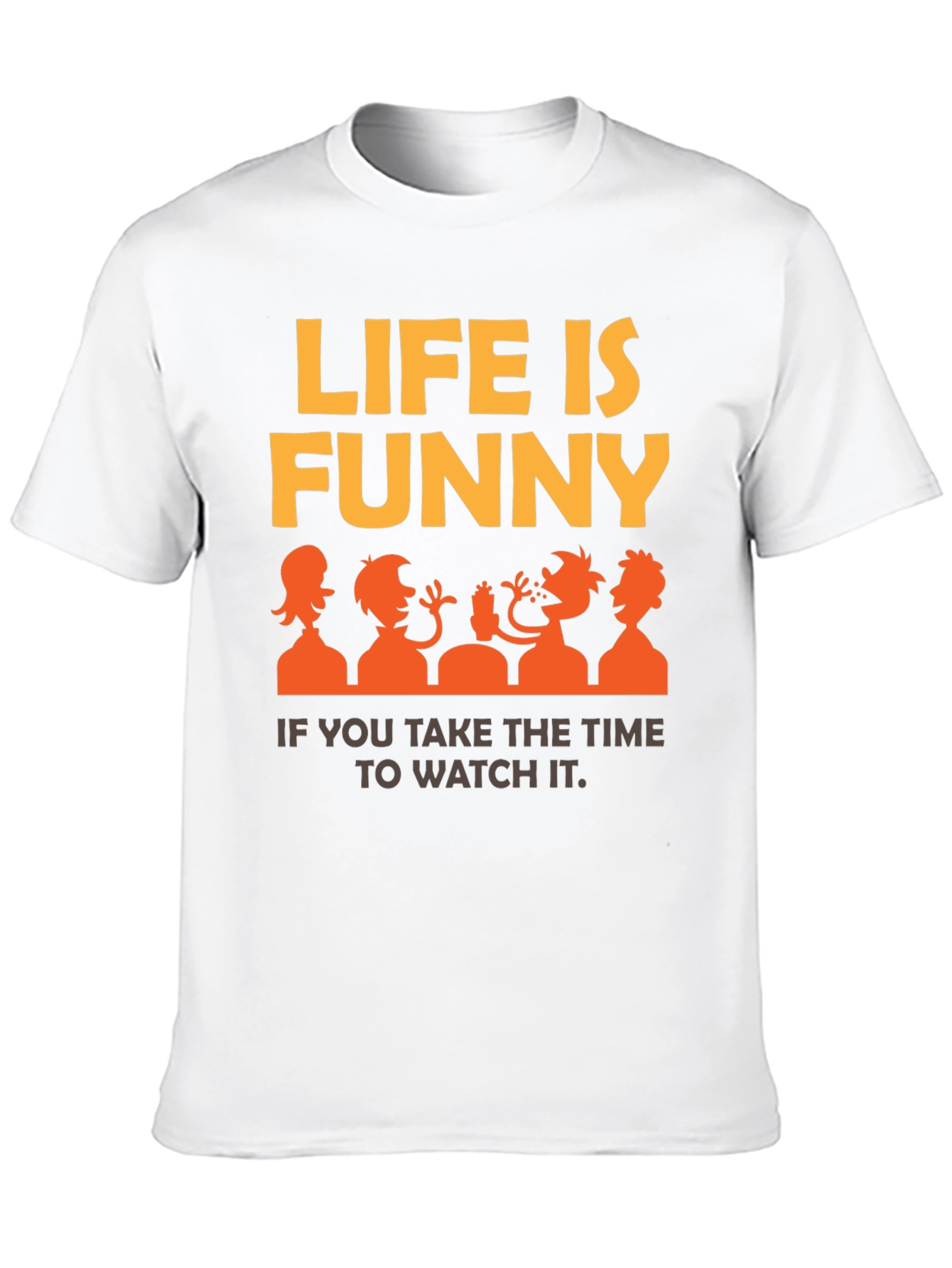 Funny Life Graphic Tee | Mens Black T-Shirt