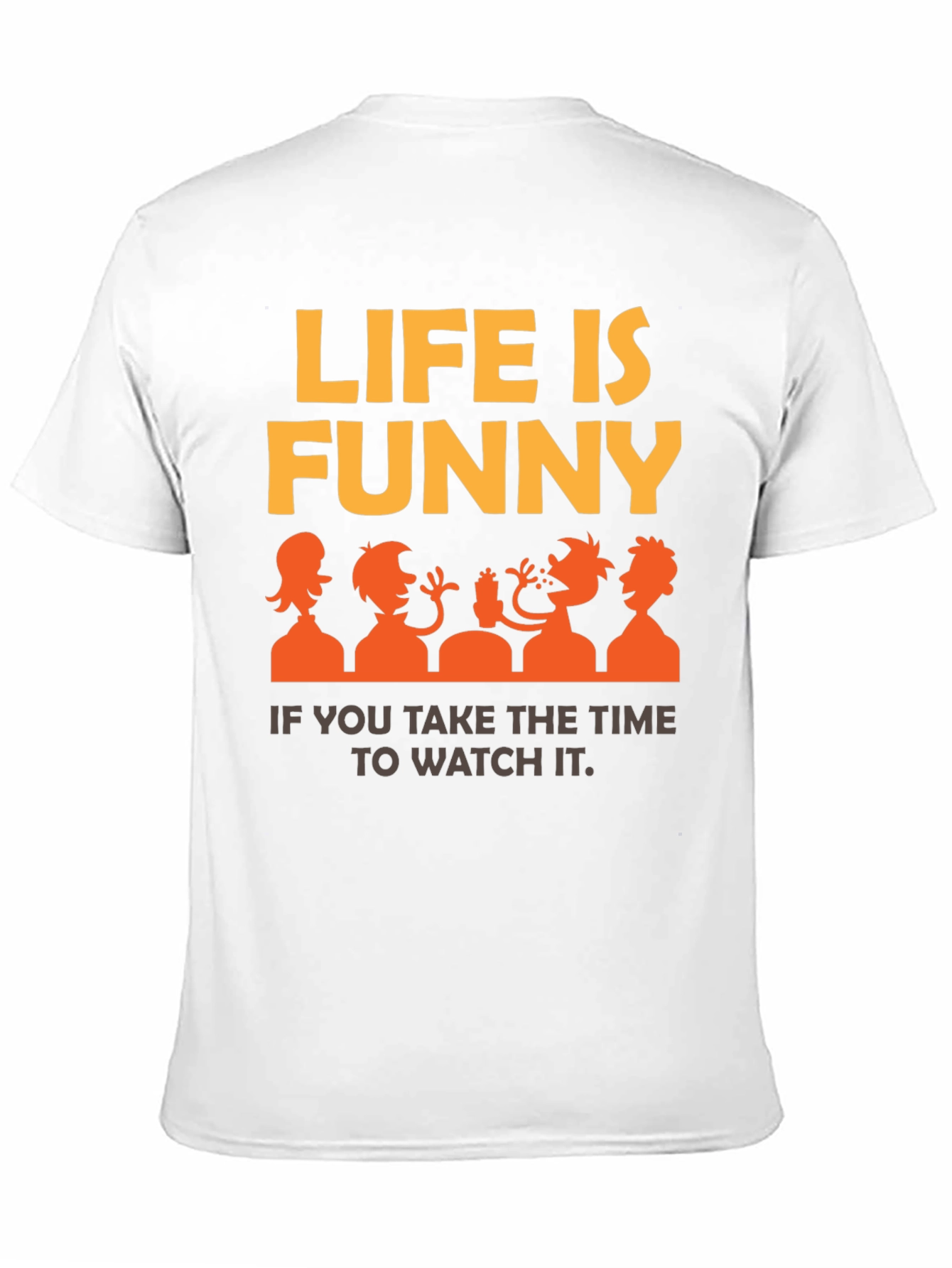 Funny Life Graphic Tee | Mens Black T-Shirt