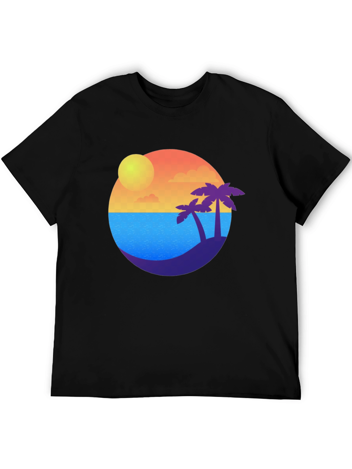Tropical Island Sunset T-Shirt