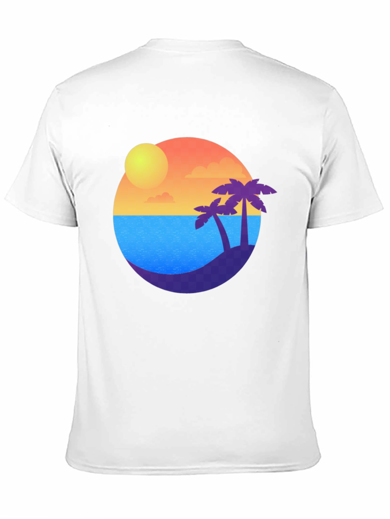 Tropical Island Sunset T-Shirt
