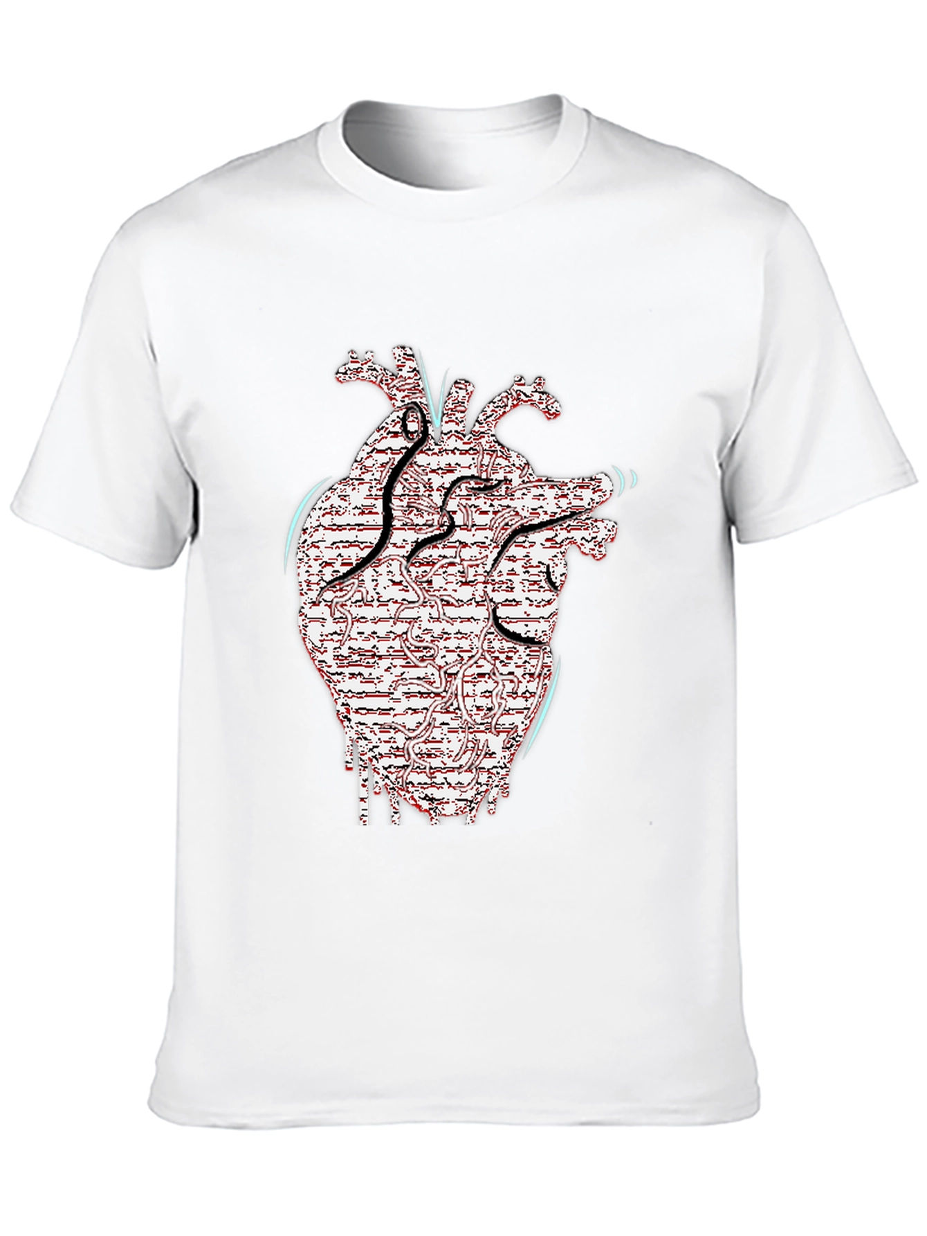 Anatomical Heart Circuitry Graphic Tee