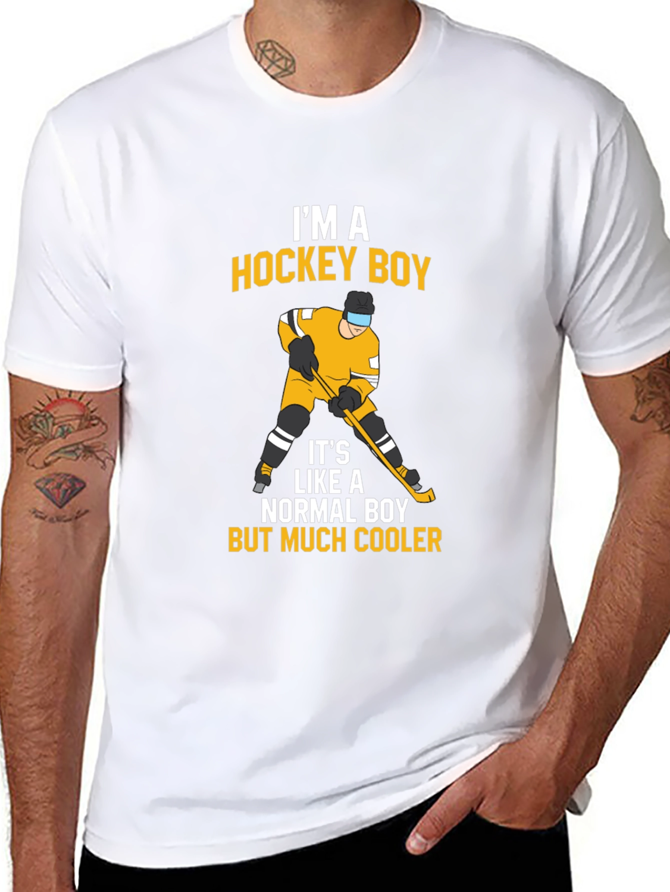 Hockey Boy T-Shirt - Cool and Sporty Design
