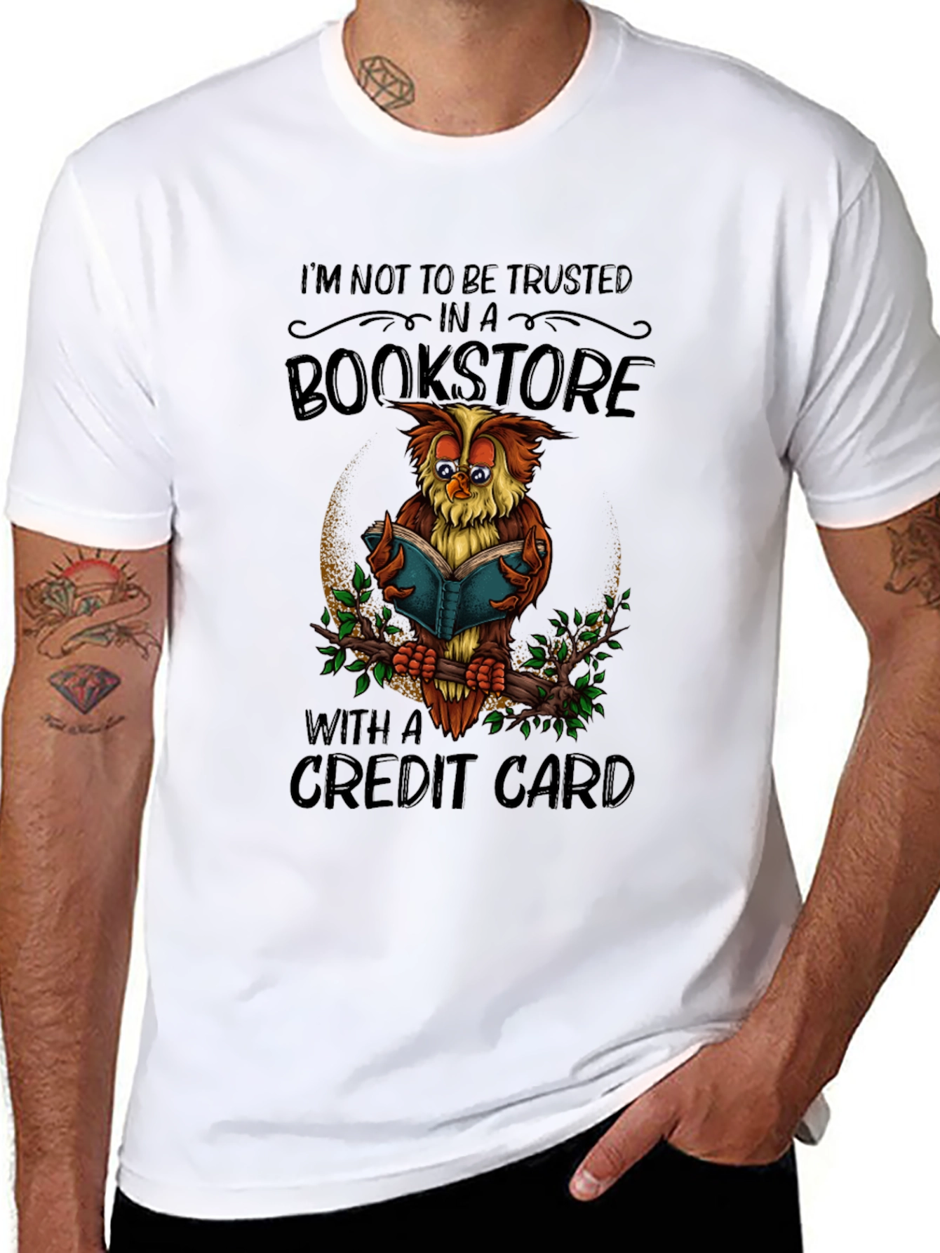 Bookstore Owl Graphic Tee
