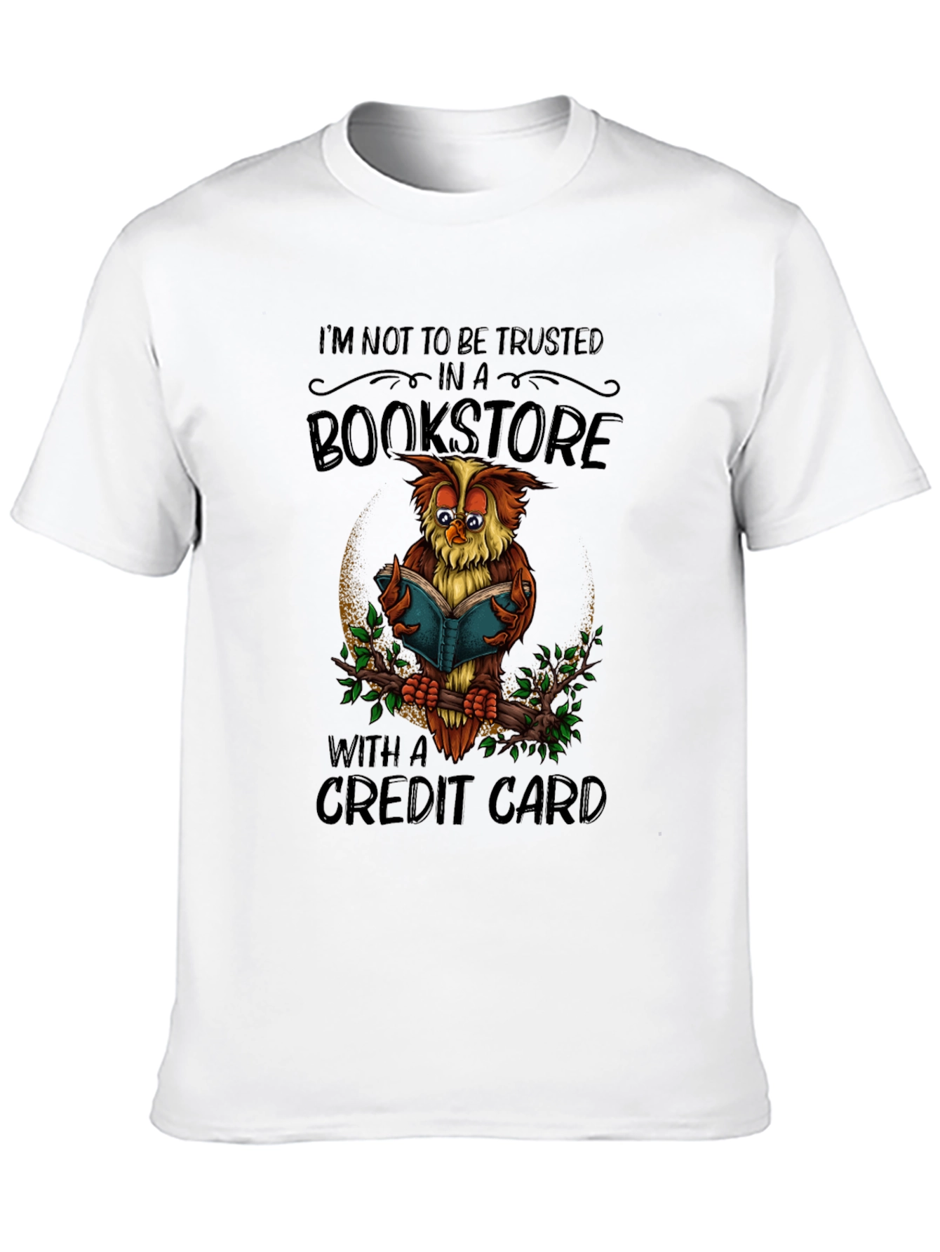 Bookstore Owl Graphic Tee
