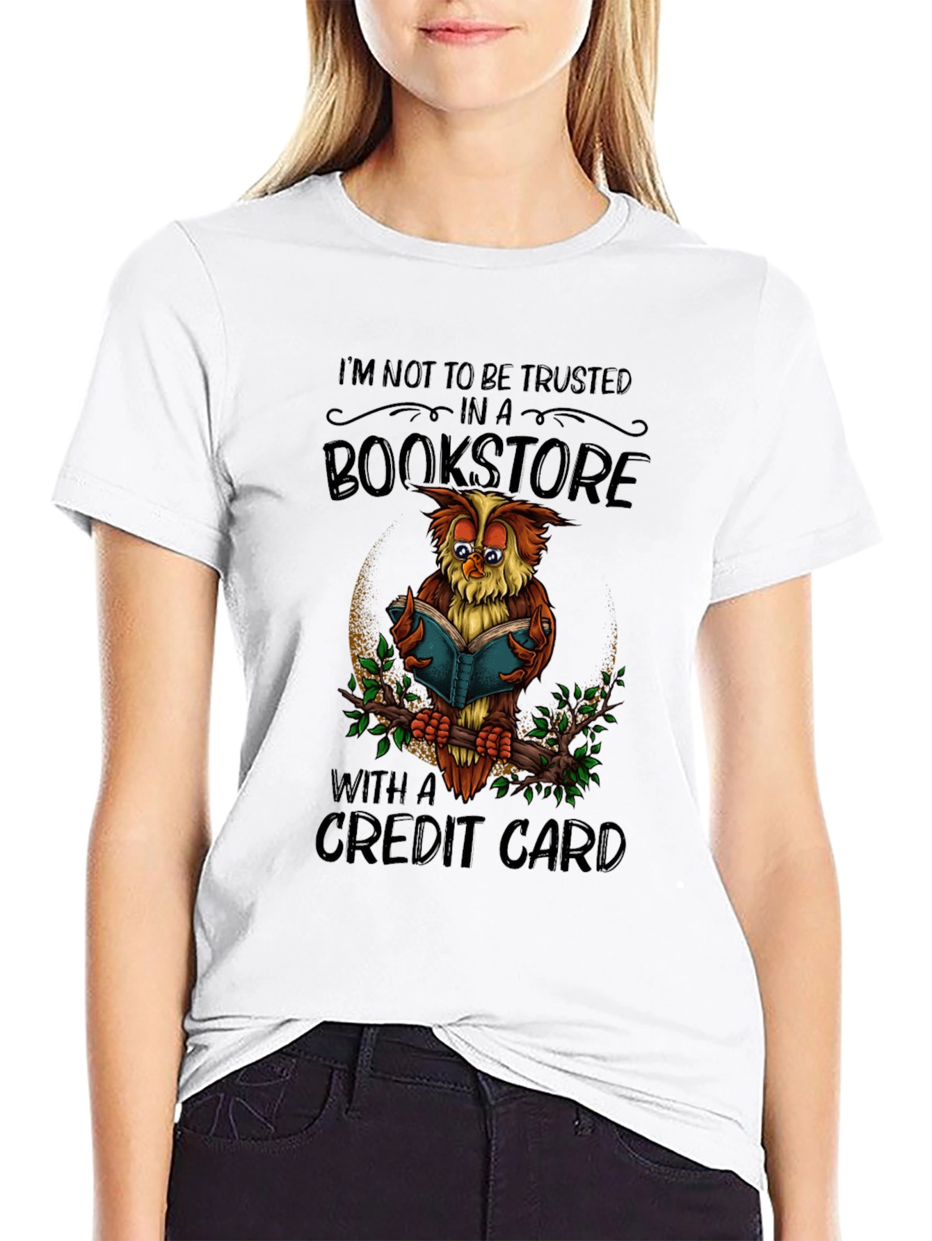 Bookstore Owl Graphic Tee