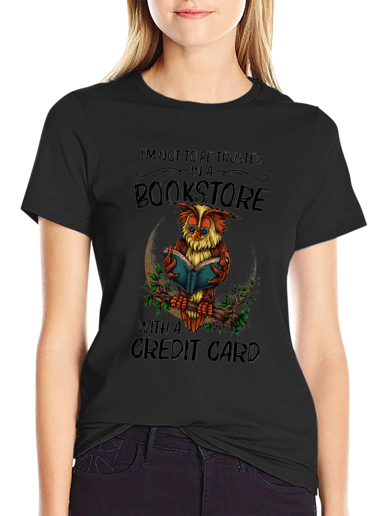 Bookstore Owl Graphic Tee