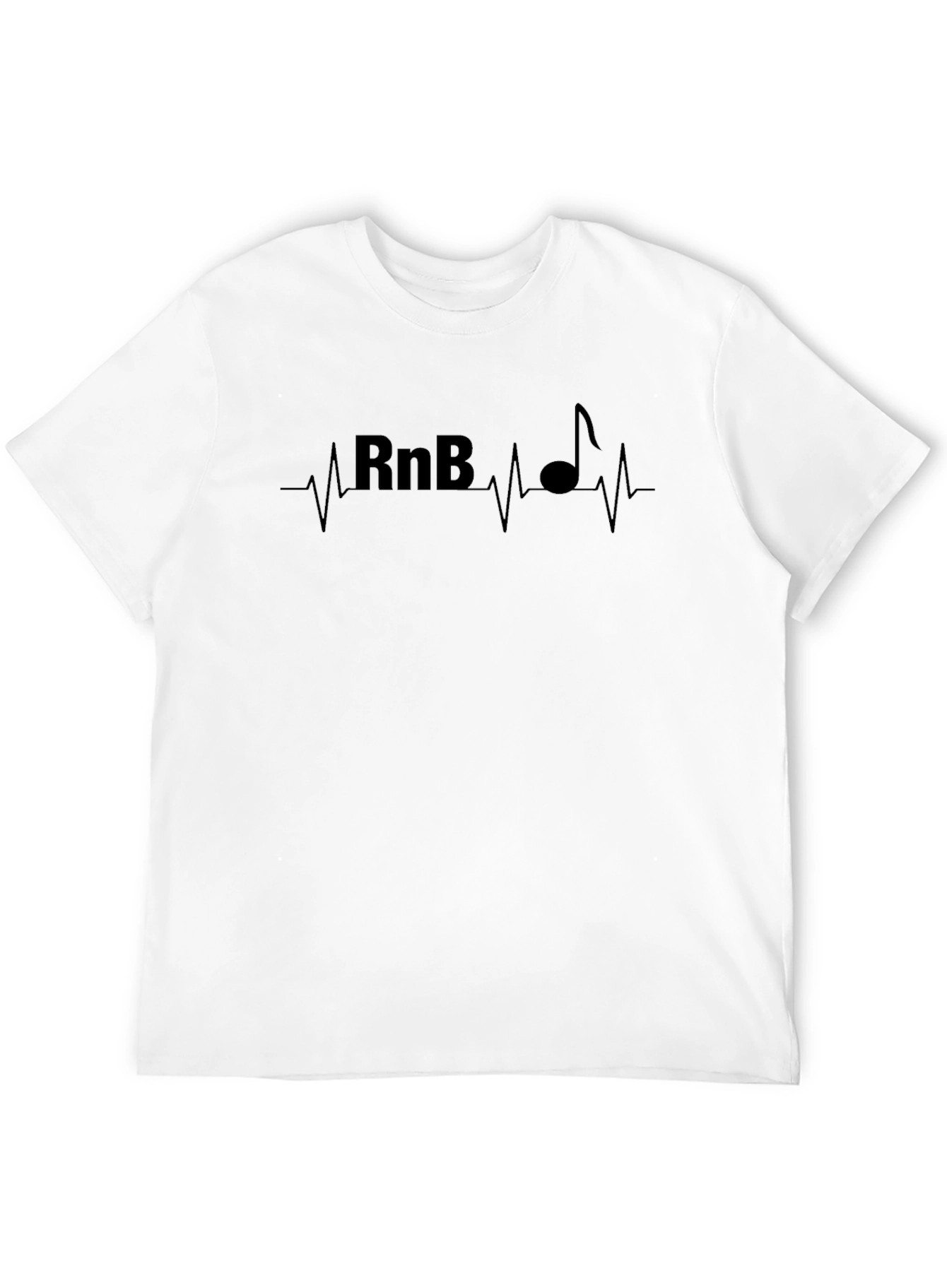 RnB Music Lover Heartbeat Graphic T-Shirt