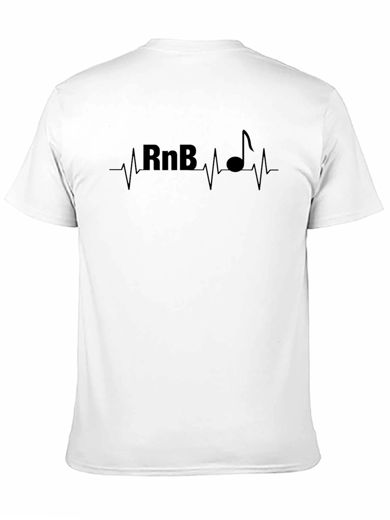 RnB Music Lover Heartbeat Graphic T-Shirt
