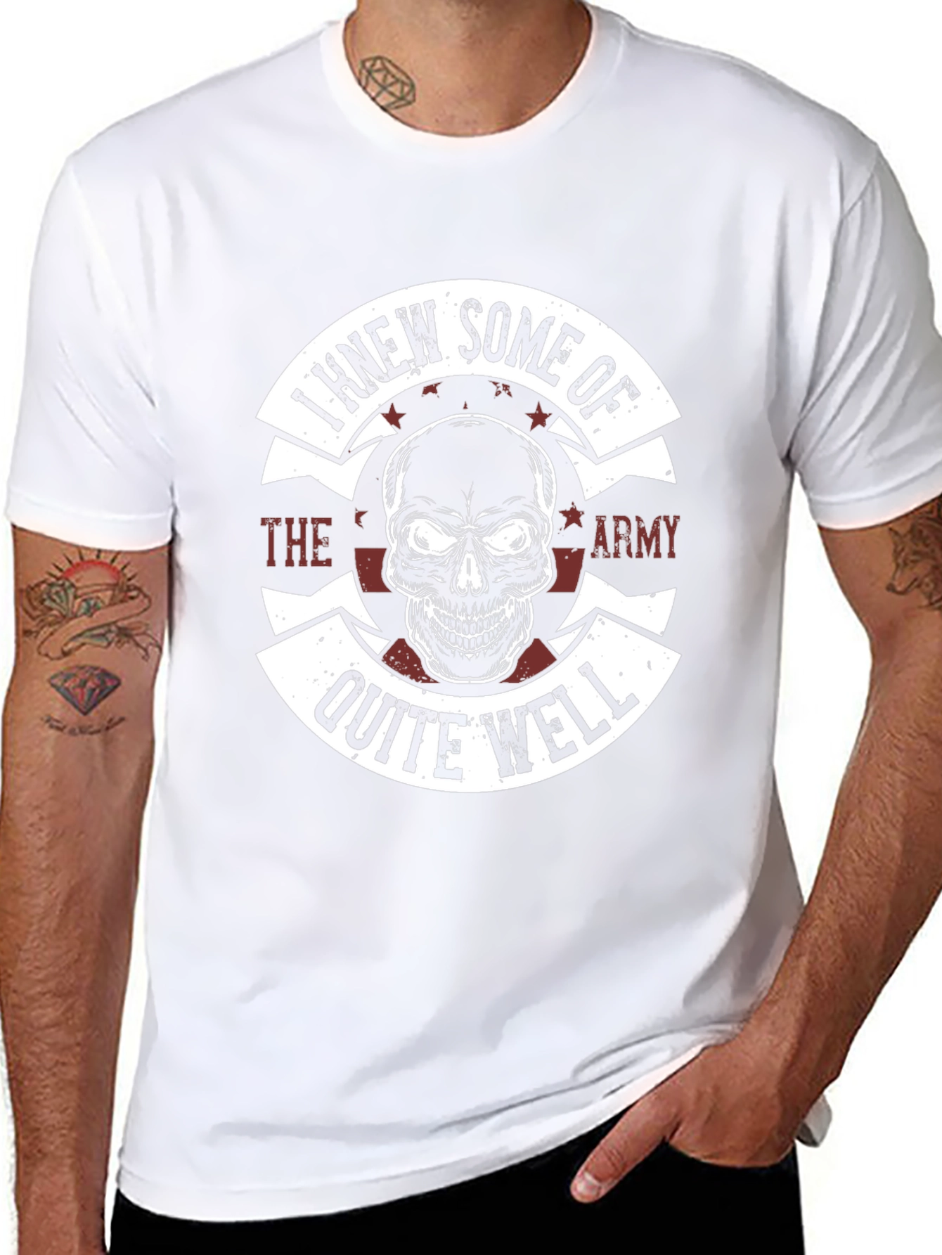 I Knew Some of the Army Mens Graphic T-Shirt