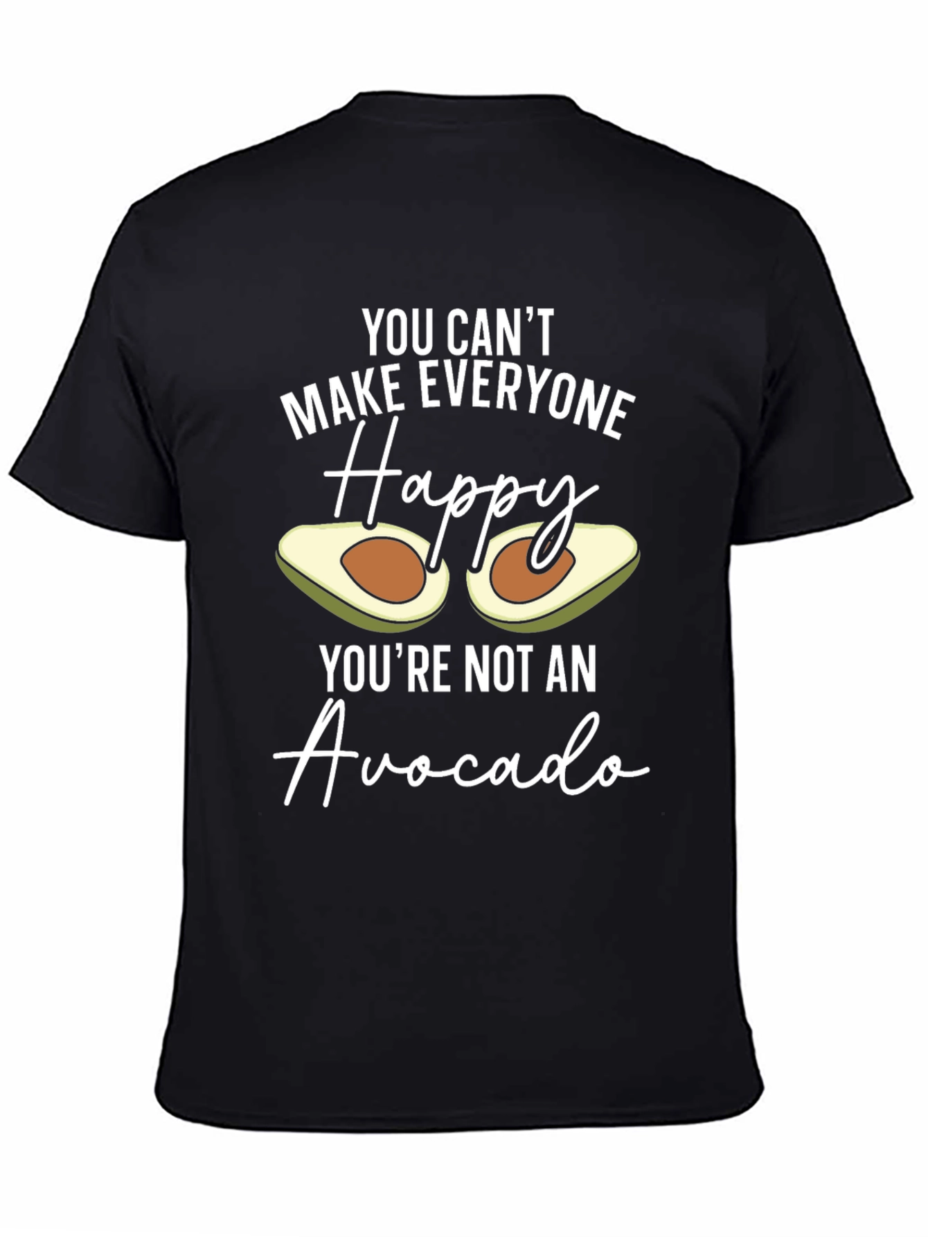 Avocado Happy T-Shirt - Funny Unisex Tee
