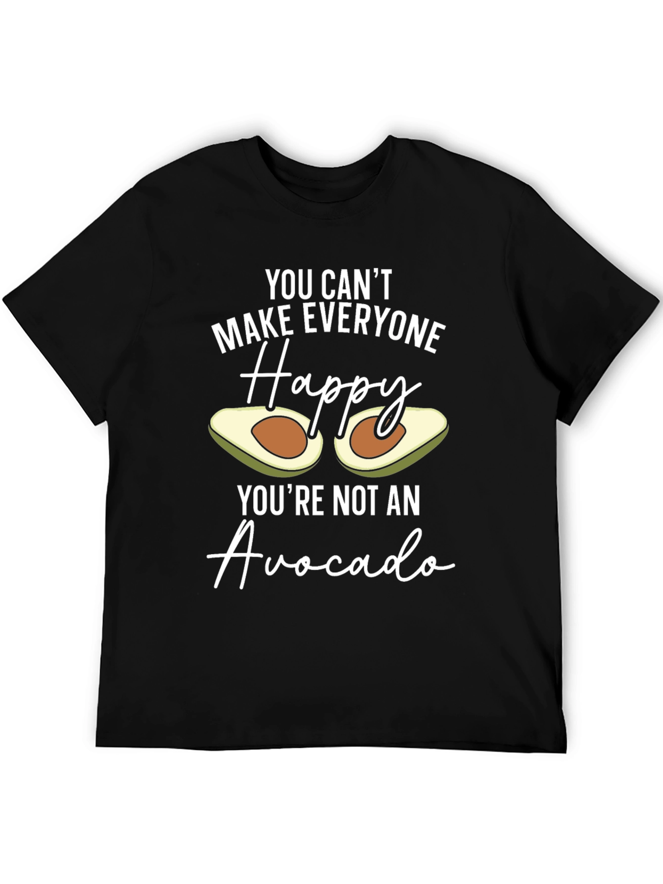Avocado Happy T-Shirt - Funny Unisex Tee