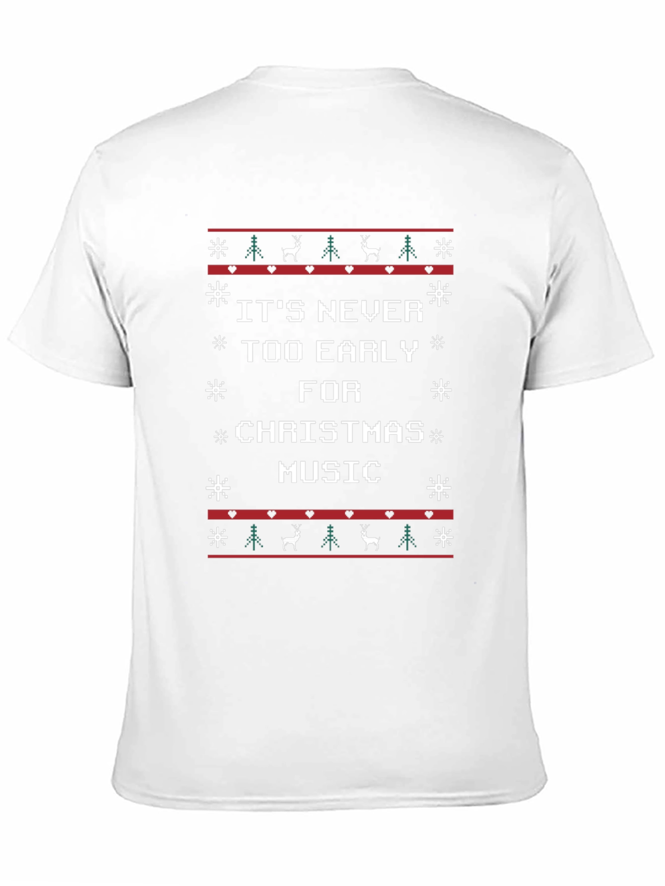 Its Never Too Early For Christmas Music T-Shirt