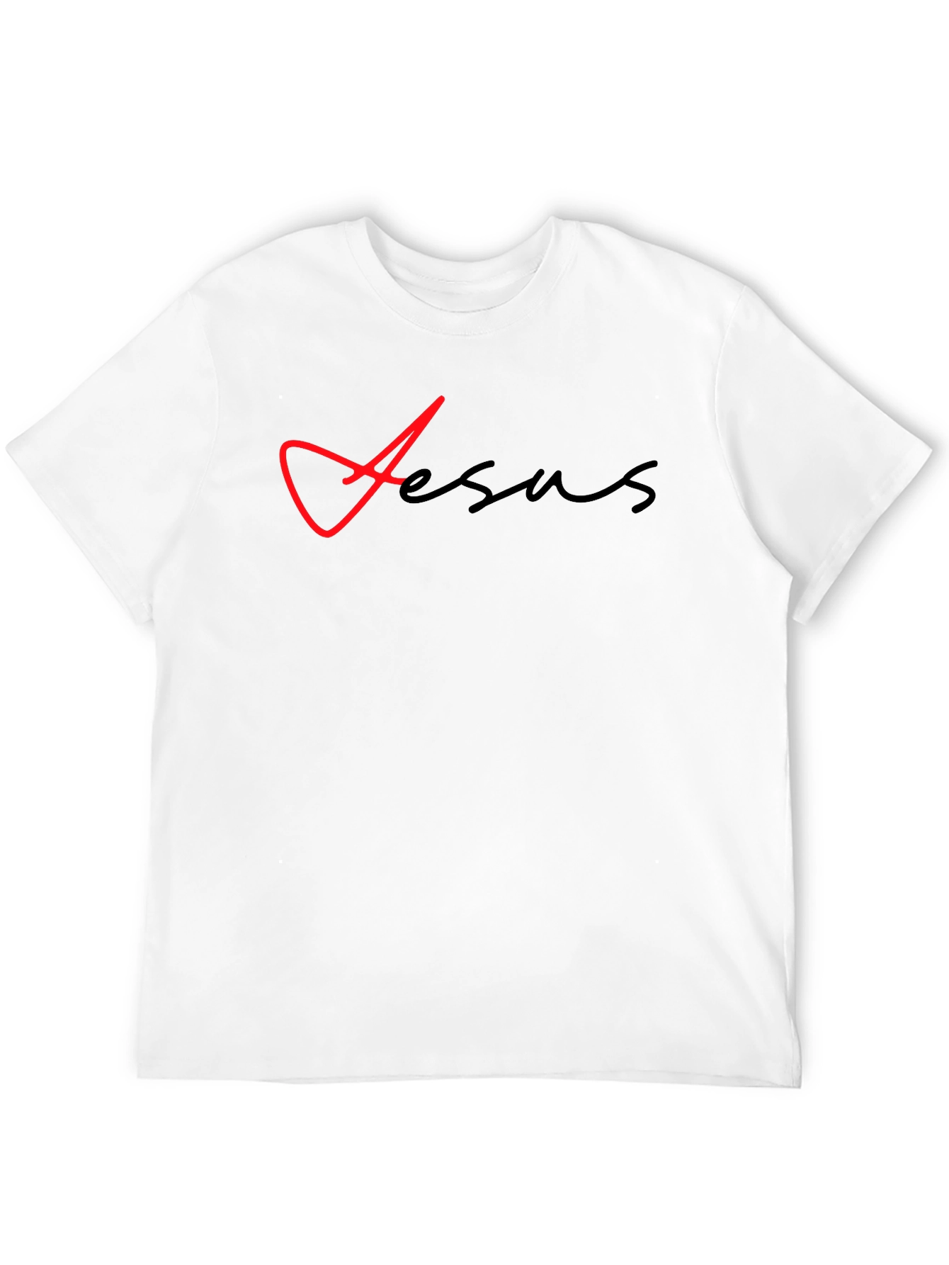 Jesus Graphic T-Shirt - Modern Black Tee