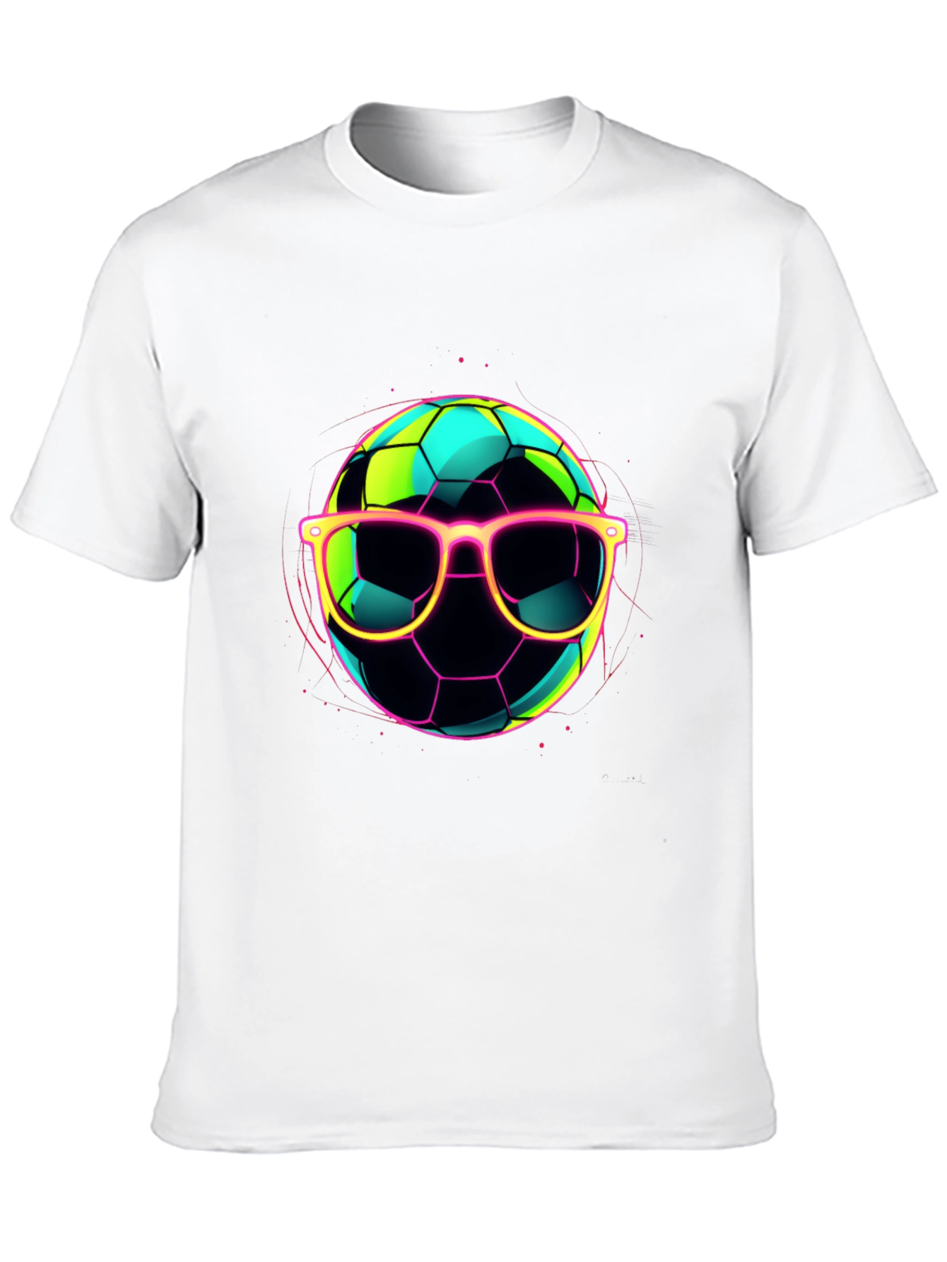 Cool Soccer Ball Graphic T-Shirt