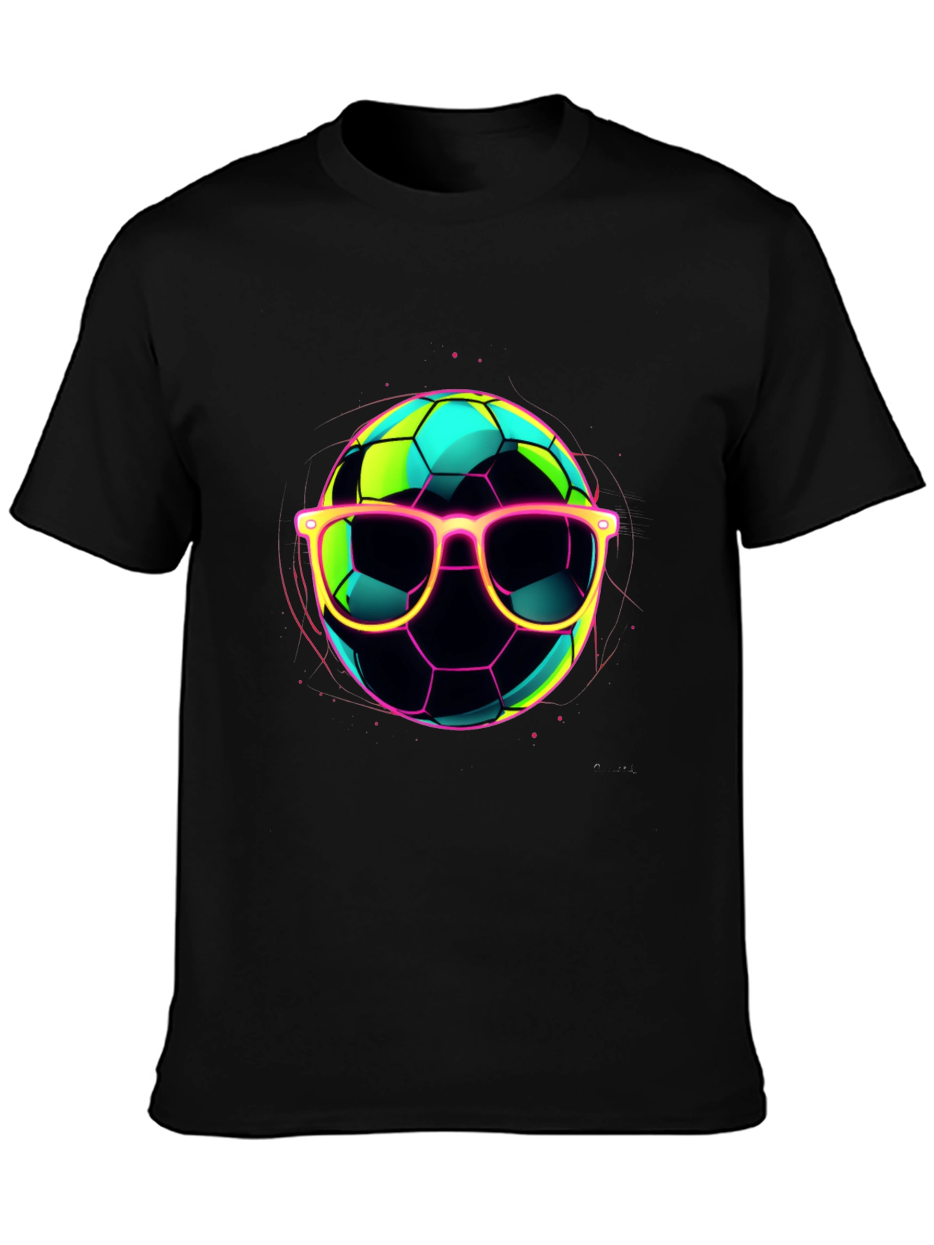 Cool Soccer Ball Graphic T-Shirt