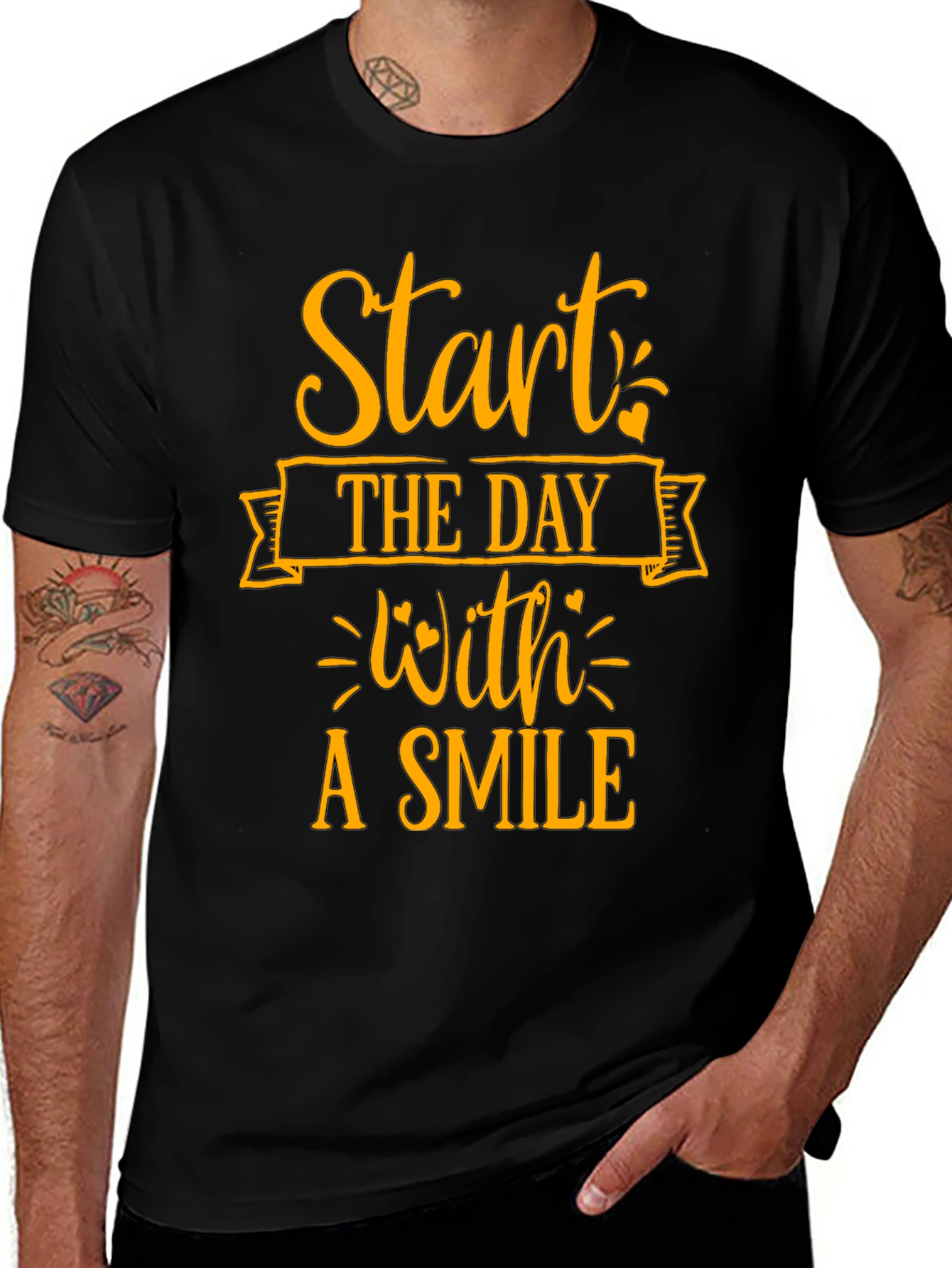 Start the Day with a Smile Graphic Tee