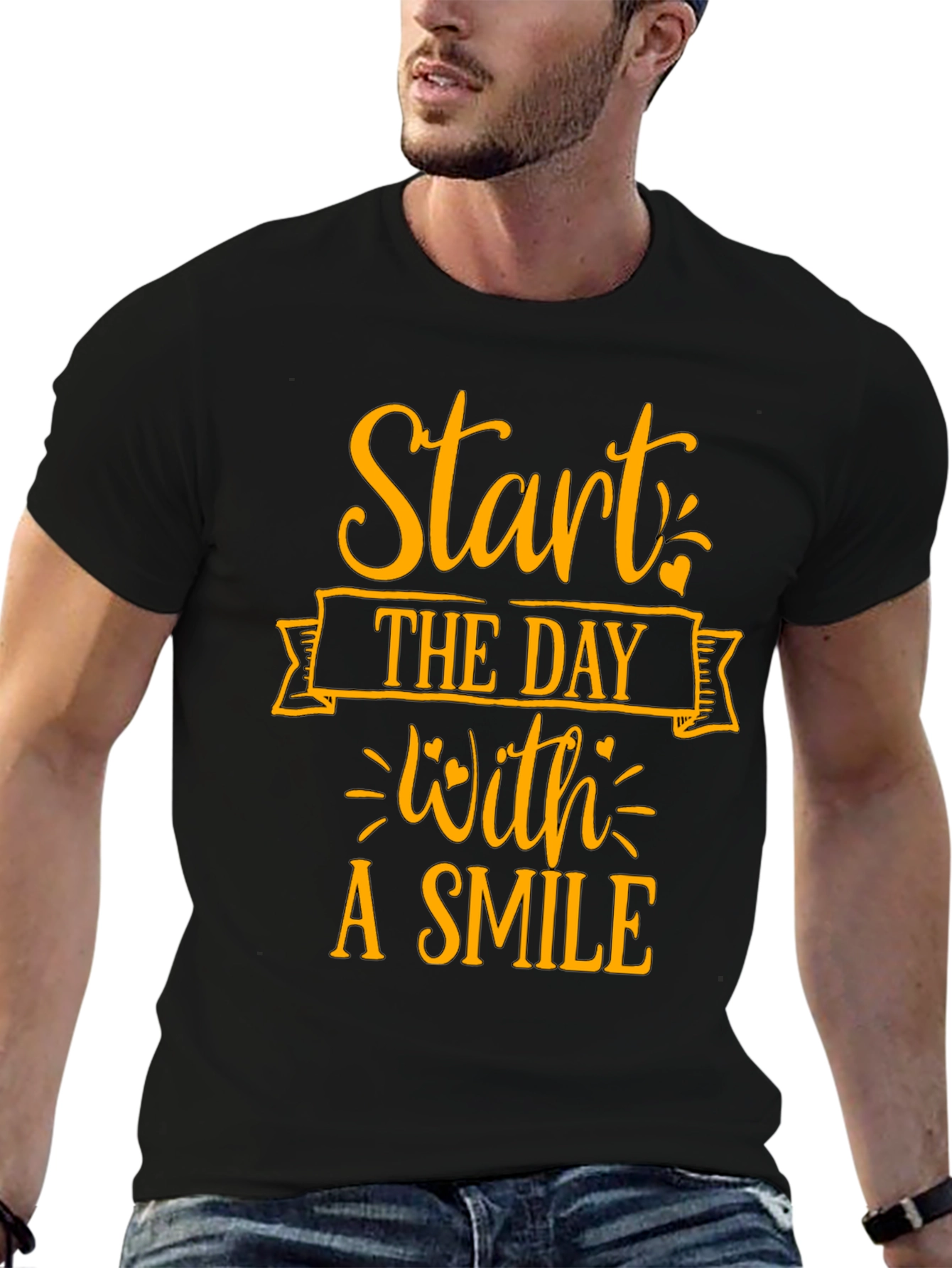 Start the Day with a Smile Graphic Tee