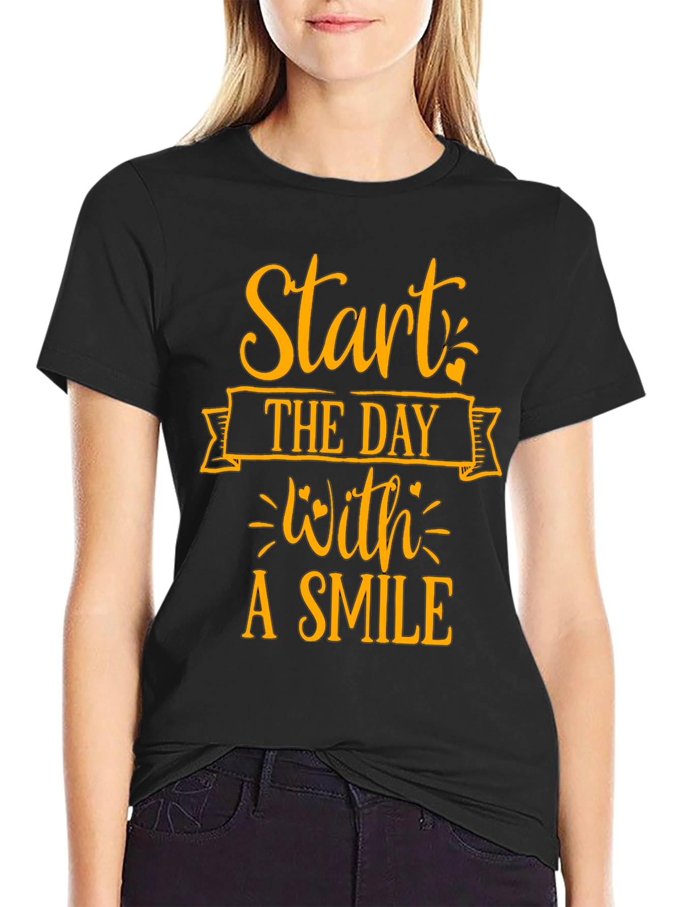 Start the Day with a Smile Graphic Tee