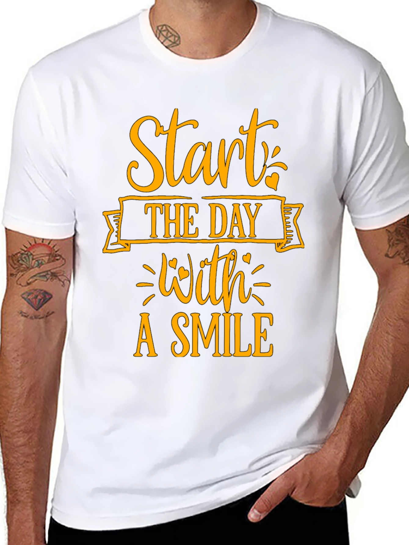 Start the Day with a Smile Graphic Tee