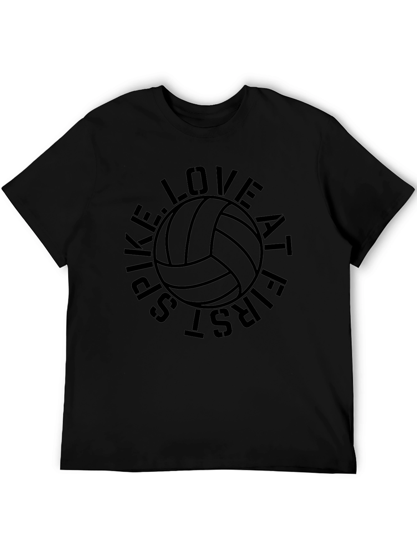 Spike Love Volleyball Graphic T-Shirt - Unisex