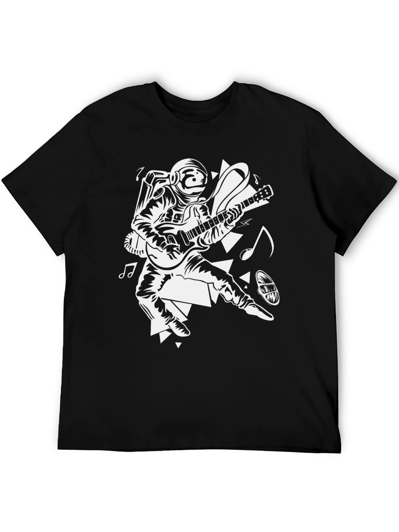 Astronaut Guitar Player Graphic Tee