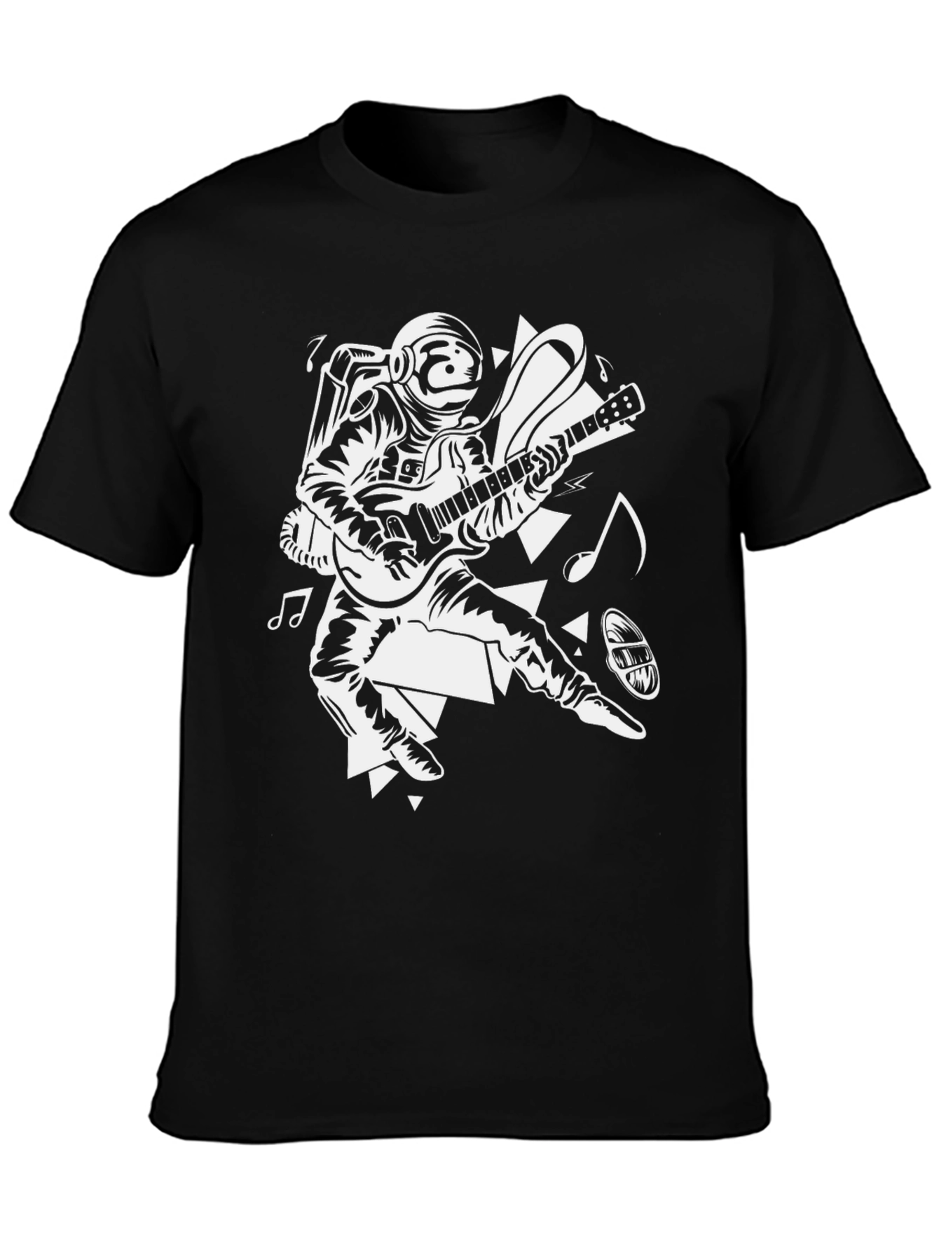 Astronaut Guitar Player Graphic Tee