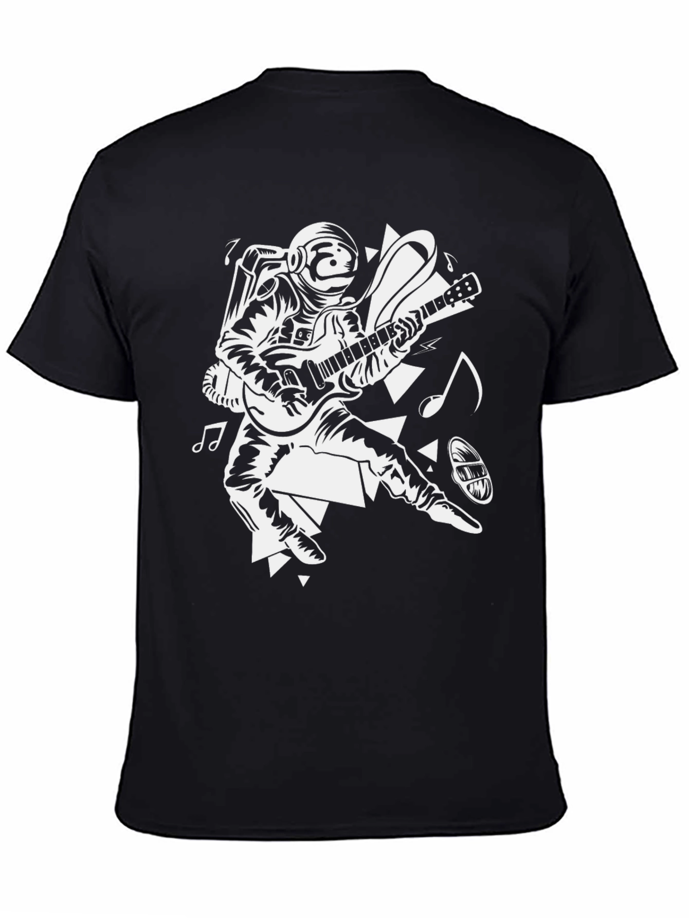 Astronaut Guitar Player Graphic Tee