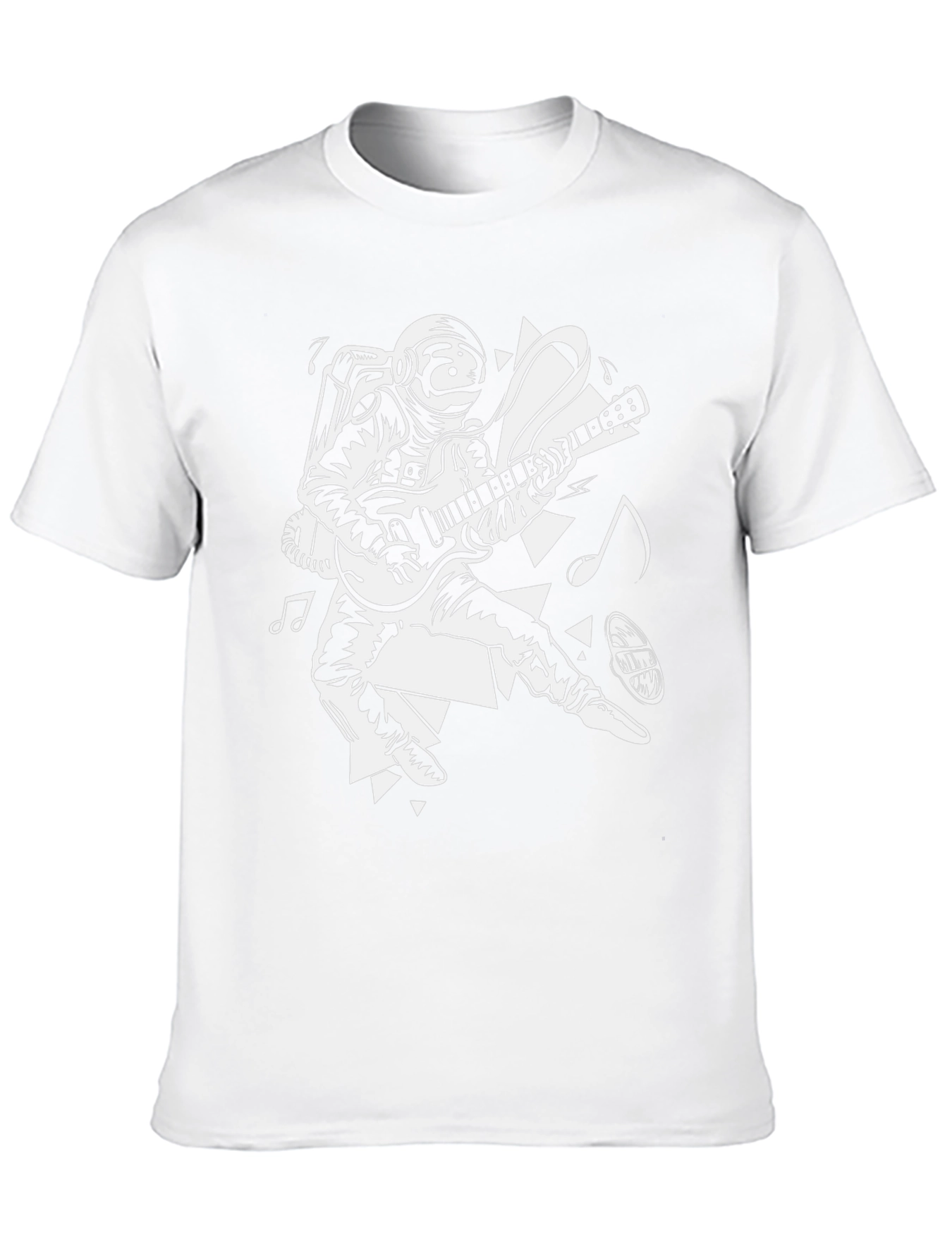 Astronaut Guitar Player Graphic Tee