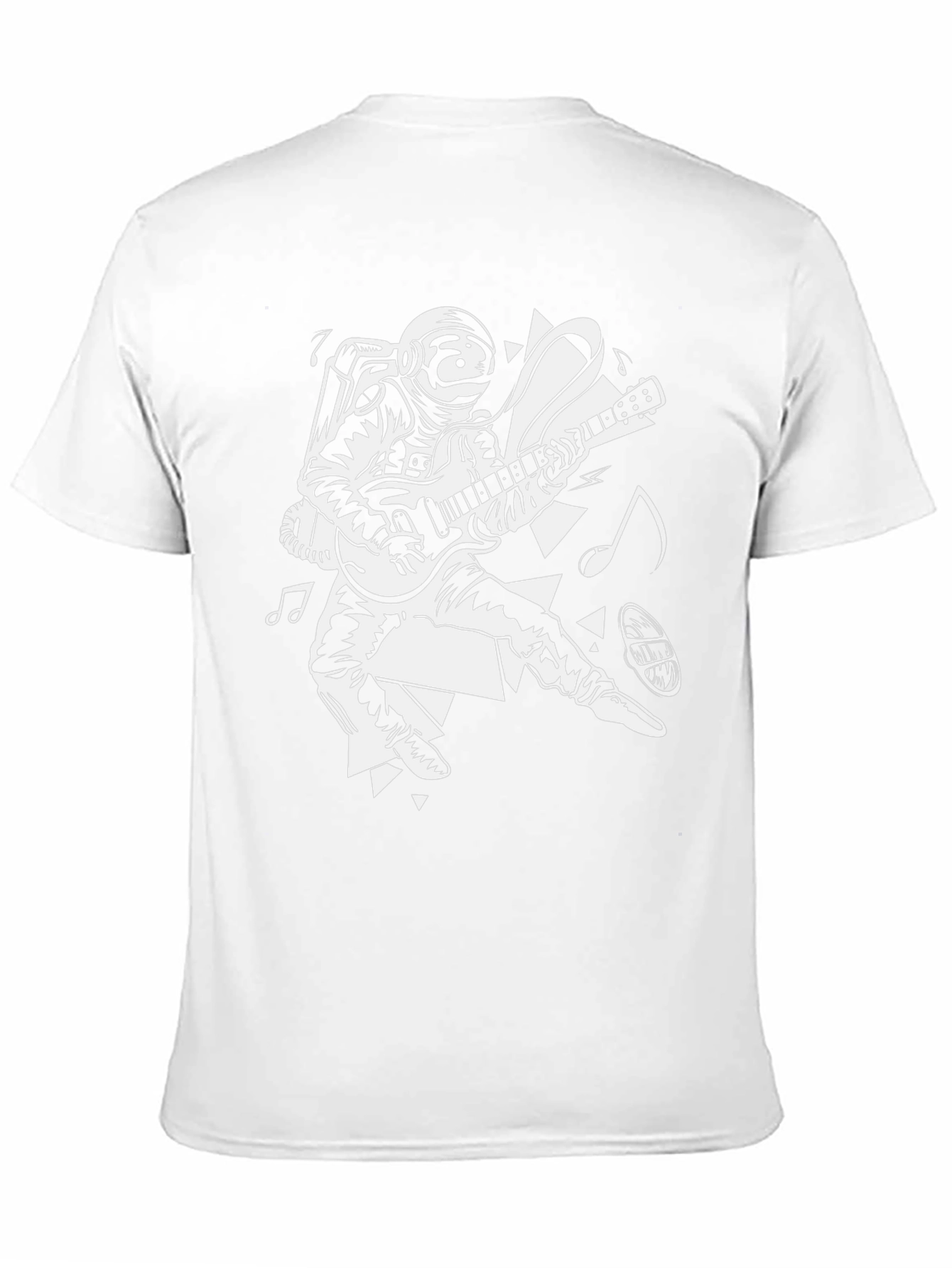 Astronaut Guitar Player Graphic Tee