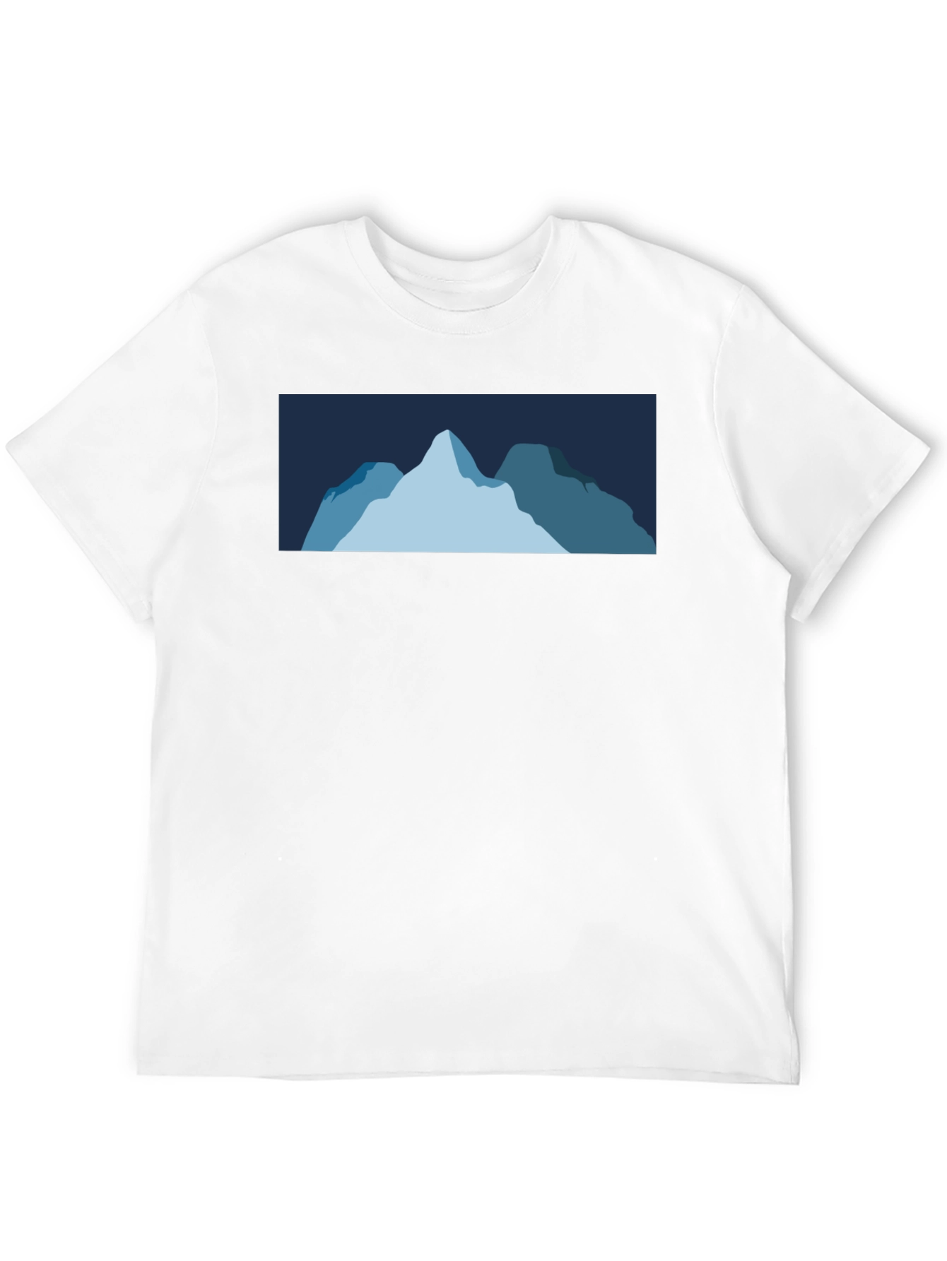 Mountain Graphic Tee - Black Cotton Blend