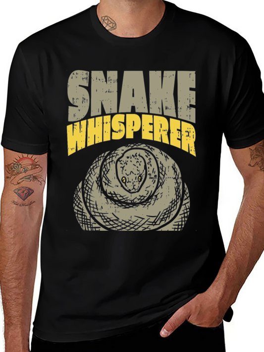 Snake Whisperer Graphic Tee - Reptile Lover T-Shirt