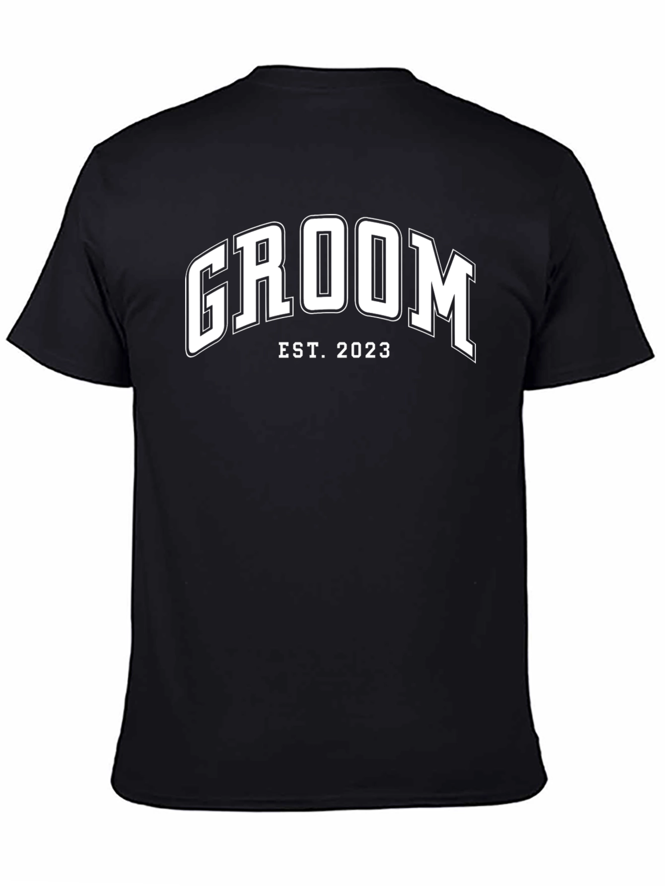 Groom Est. 2023 Black T-Shirt