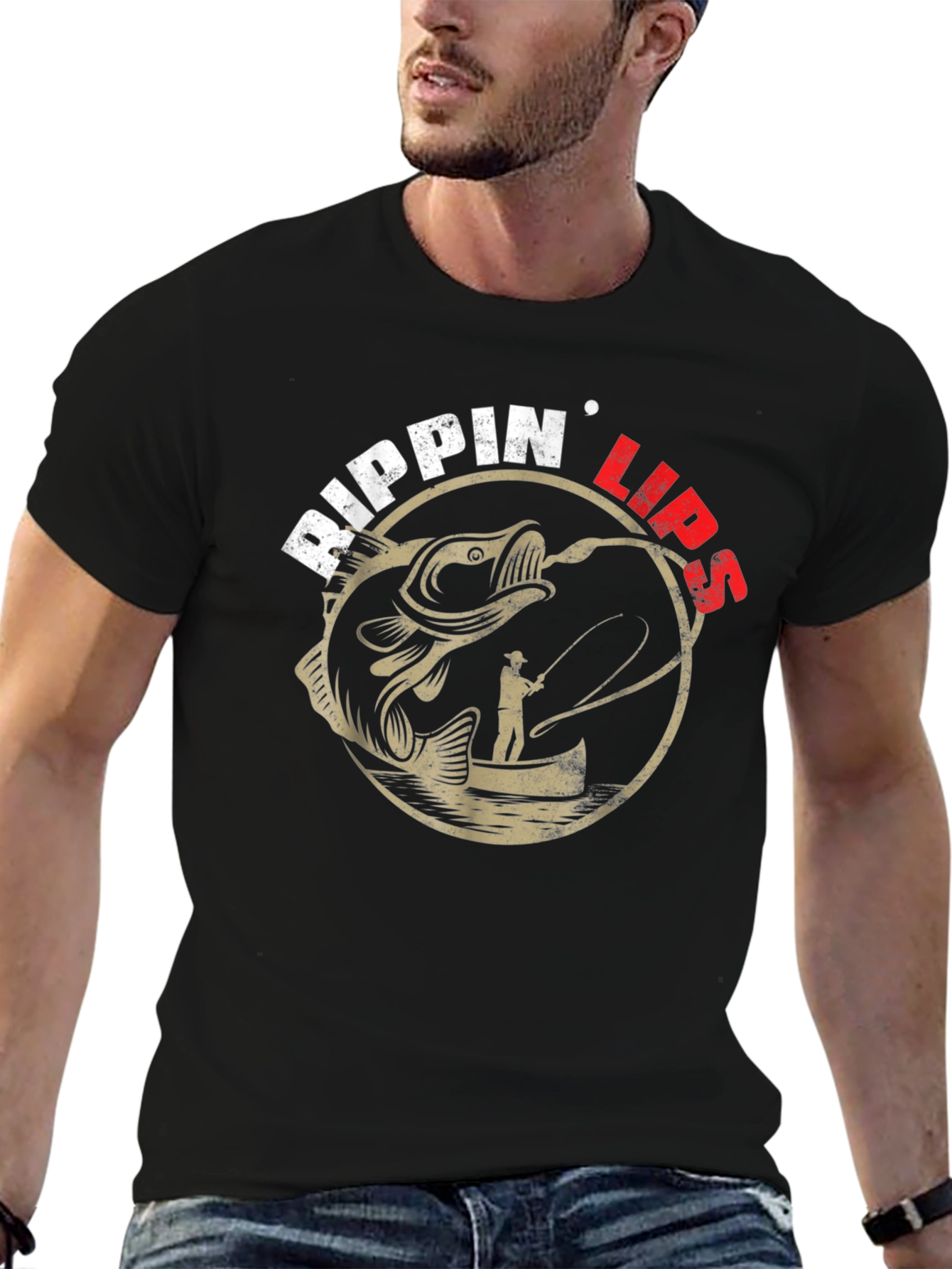 Rippin Lips Fishing T-Shirt - Angler Tee