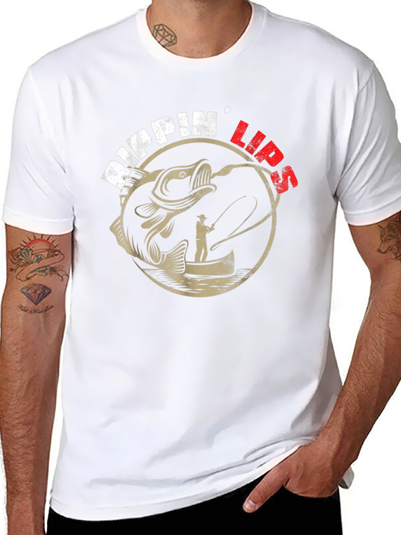 Rippin Lips Fishing T-Shirt - Angler Tee