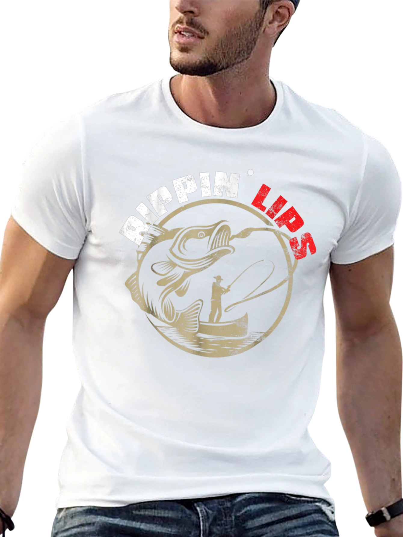 Rippin Lips Fishing T-Shirt - Angler Tee