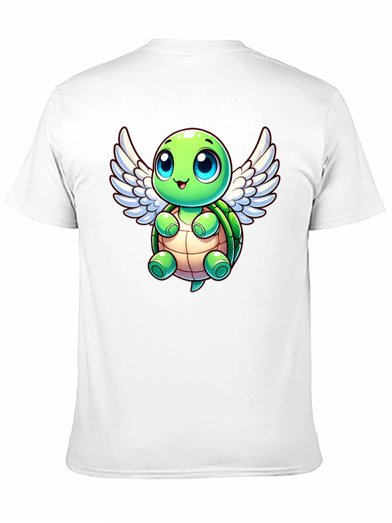 Cute Turtle Angel Graphic T-Shirt