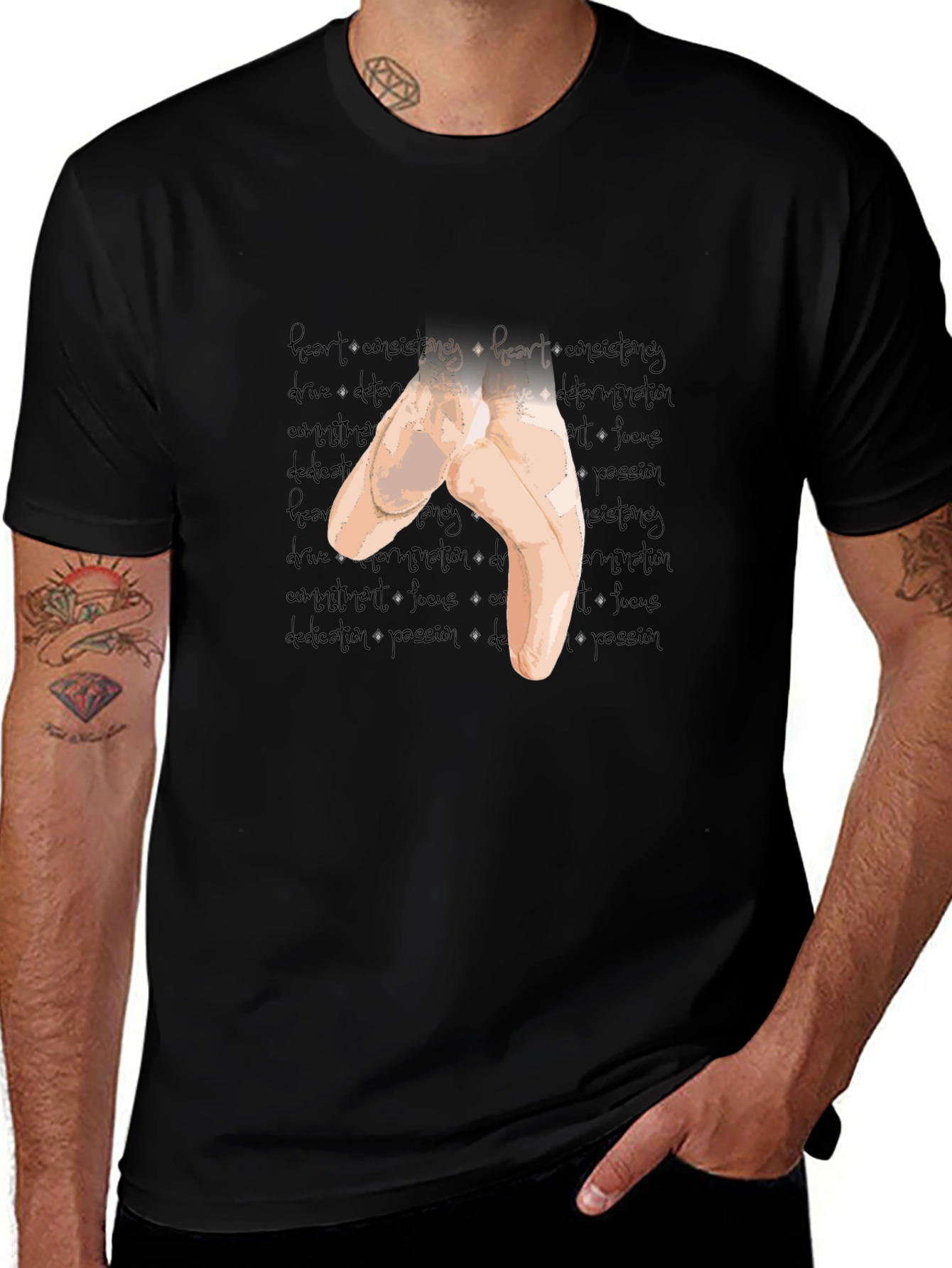 Ballet Pointe Shoe Graphic T-Shirt