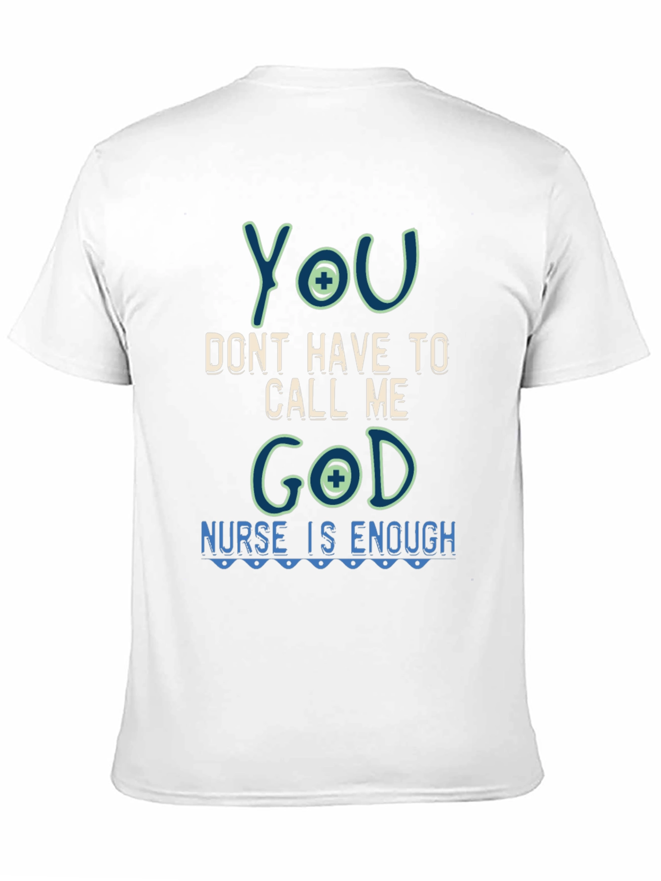 Nurse God Funny Graphic T-Shirt