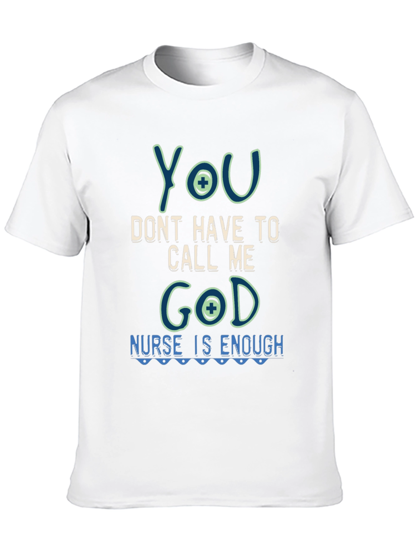 Nurse God Funny Graphic T-Shirt